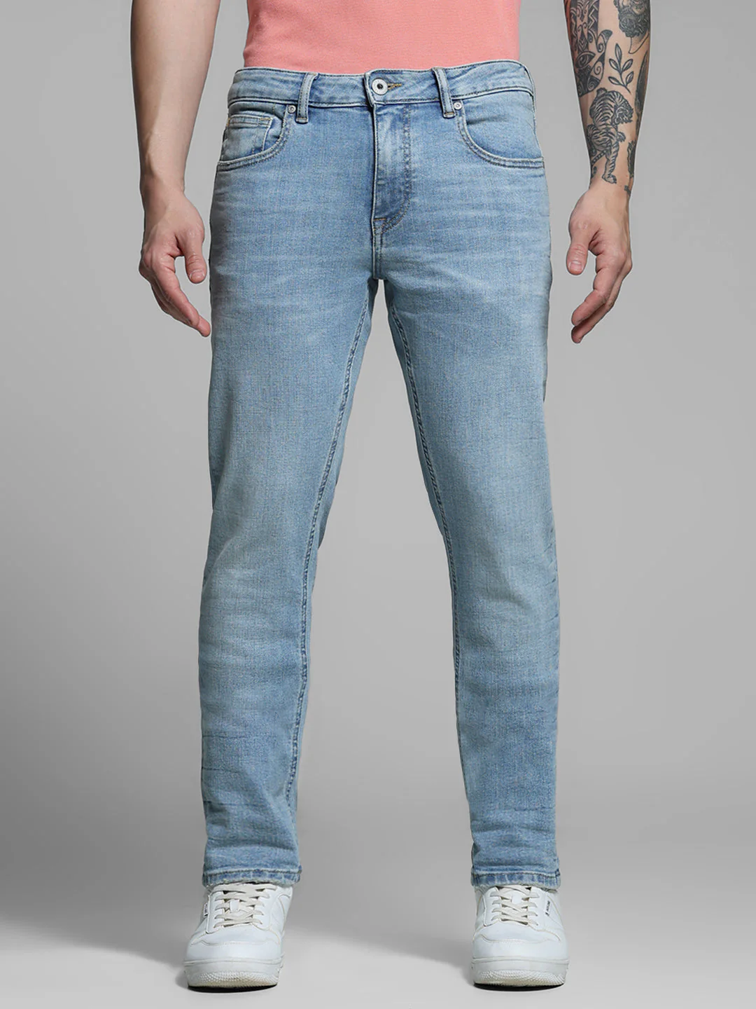 Light Blue Glenn Slim Fit Jeans - Image 9