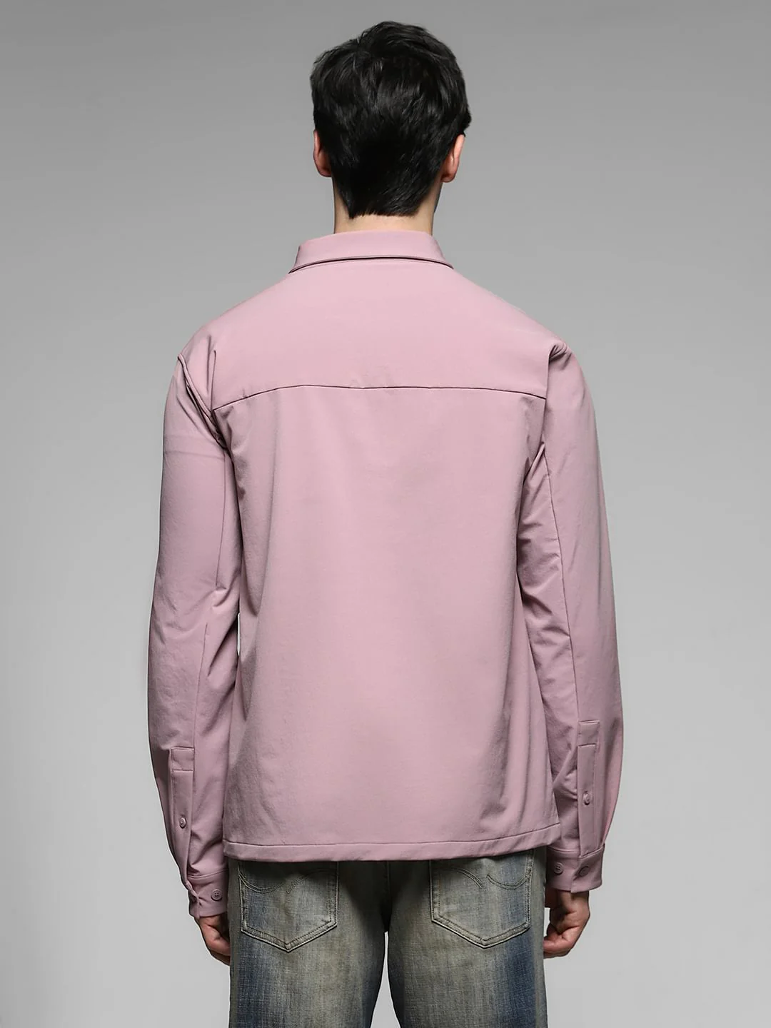 Lilac Full Sleeves Overshirt - Image 4