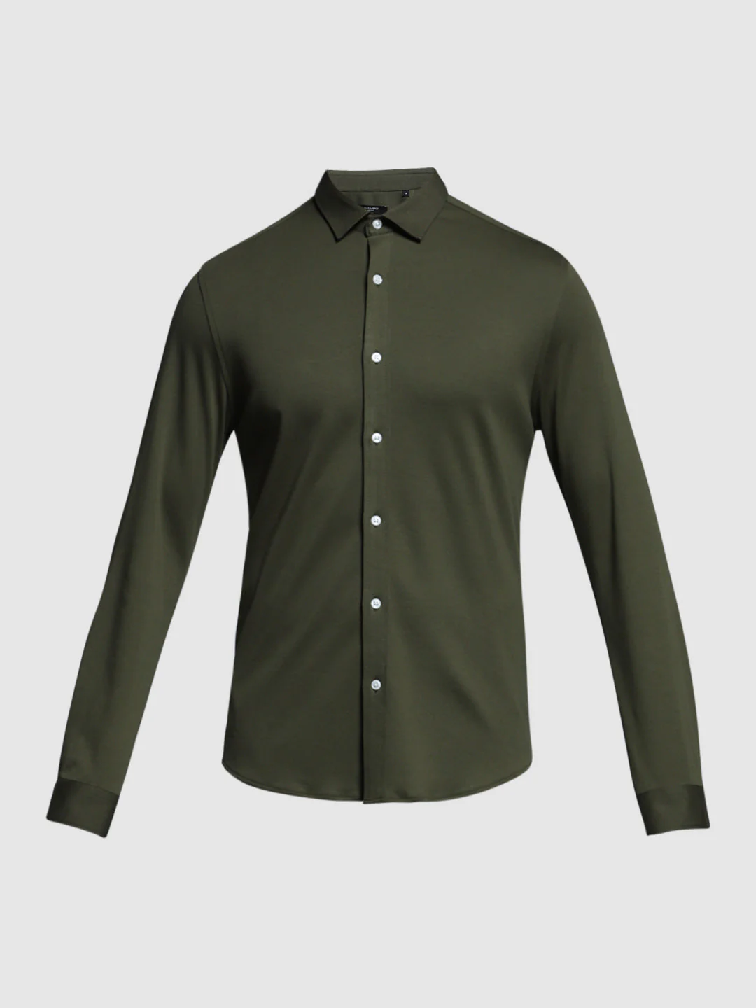 Green Cotton Knit Shirt - Image 7