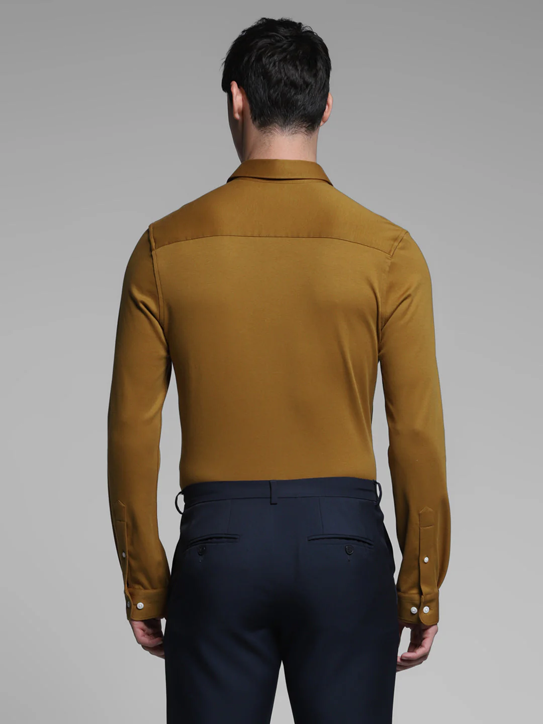 Brown Cotton Knit Shirt - Image 4