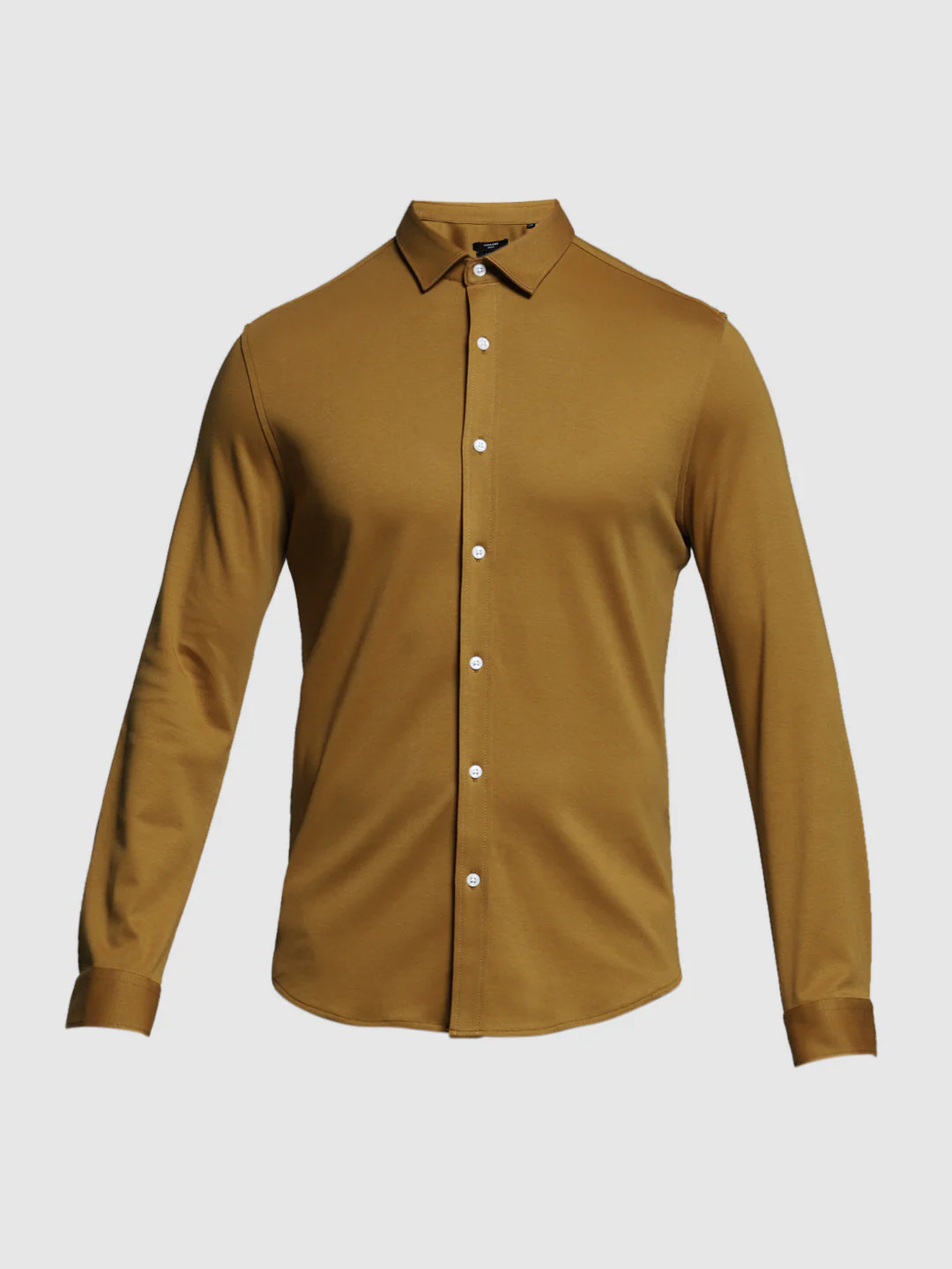 Brown Cotton Knit Shirt - Image 7