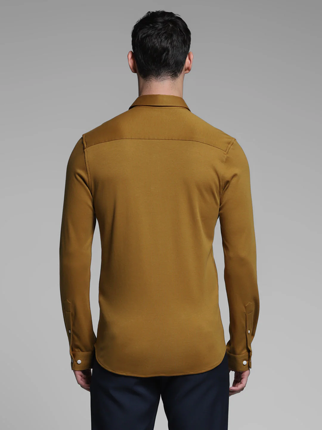Brown Cotton Knit Shirt - Image 9