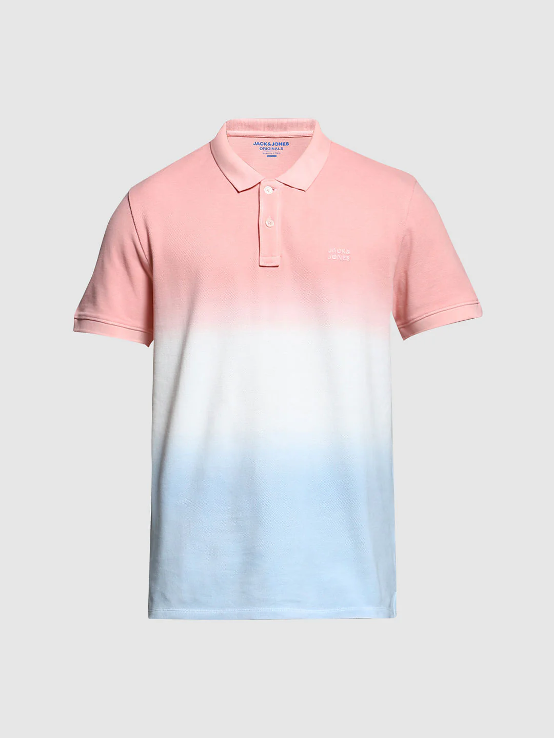 Pink Ombre Cotton Polo - Image 7