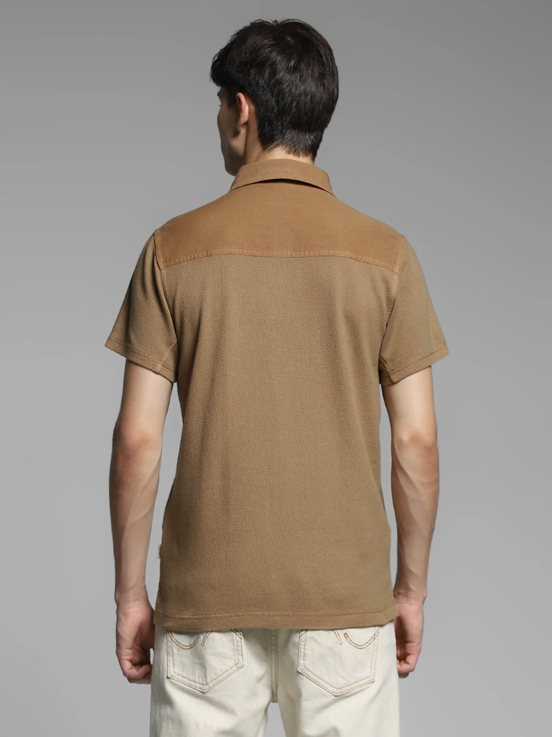 JACK&JONES Brown Cotton Polo - Image 4