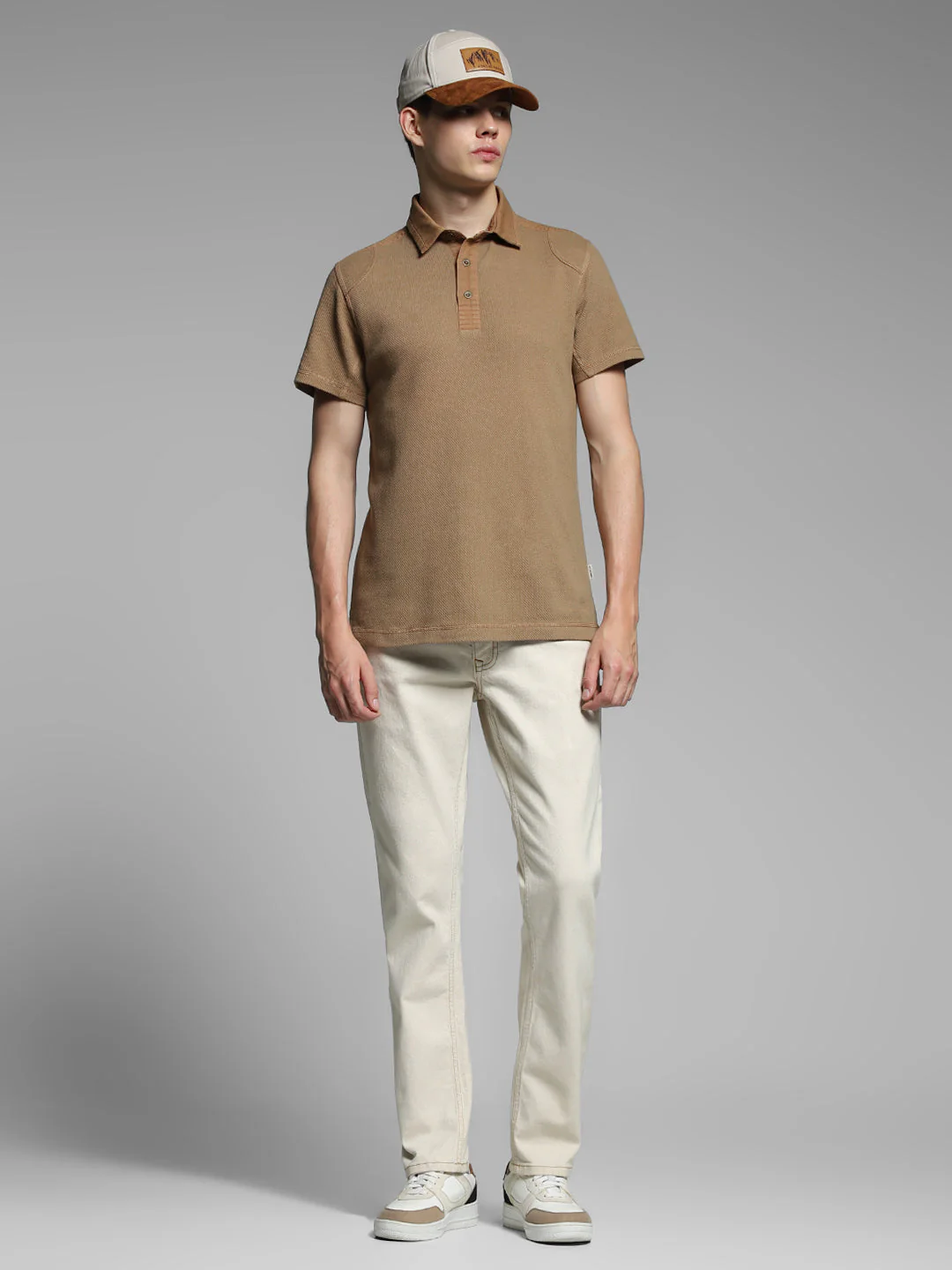 JACK&JONES Brown Cotton Polo - Image 6