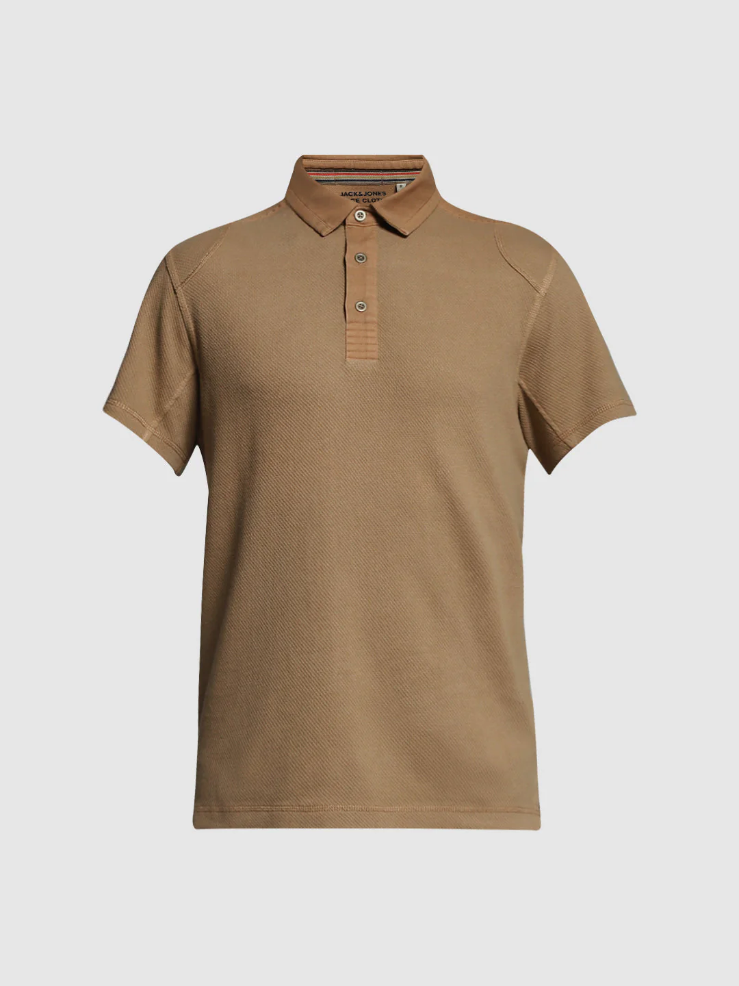 JACK&JONES Brown Cotton Polo - Image 7