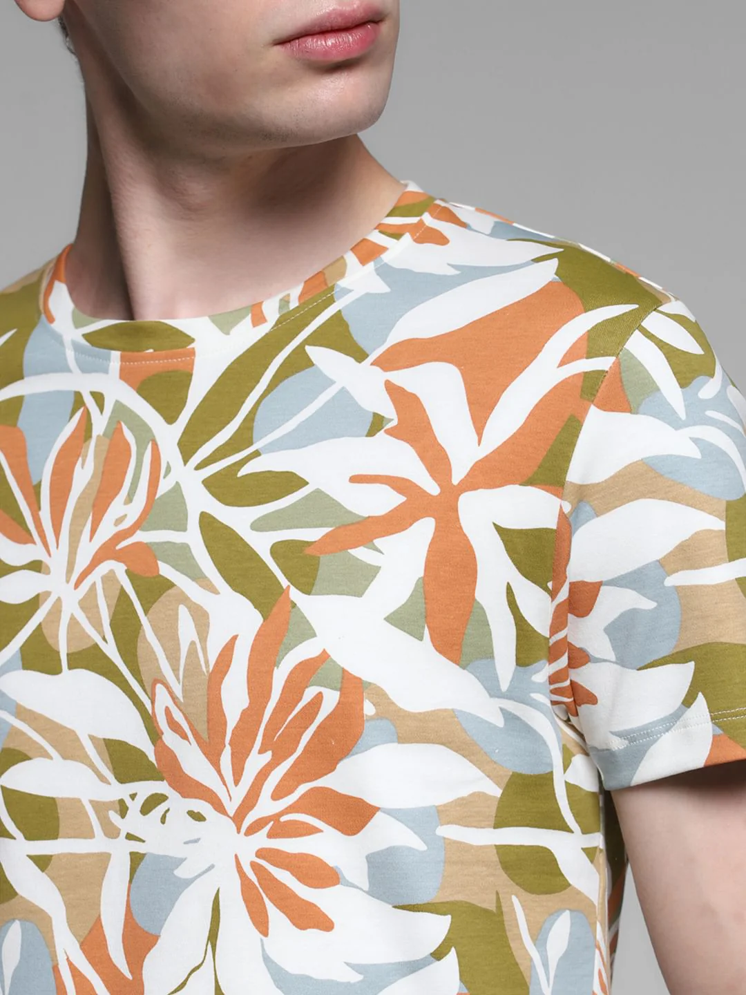 Multi-Colour Floral Print T-shirt - Image 5