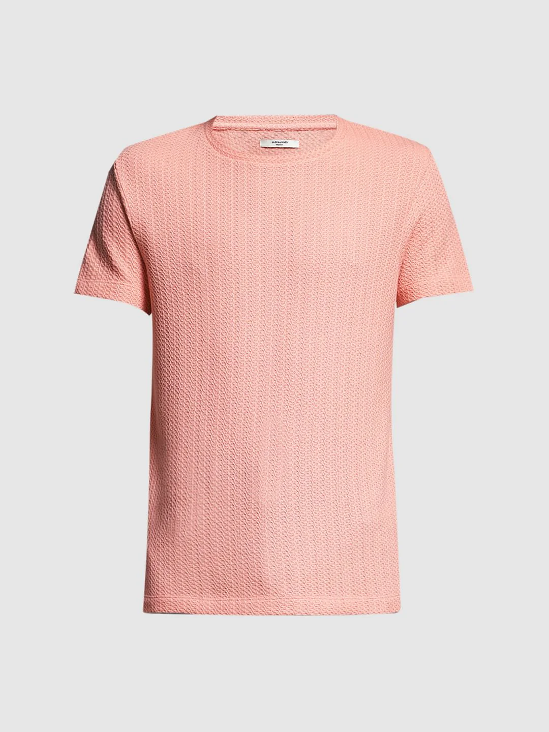Coral Jacquard Crew Neck T-shirt - Image 7