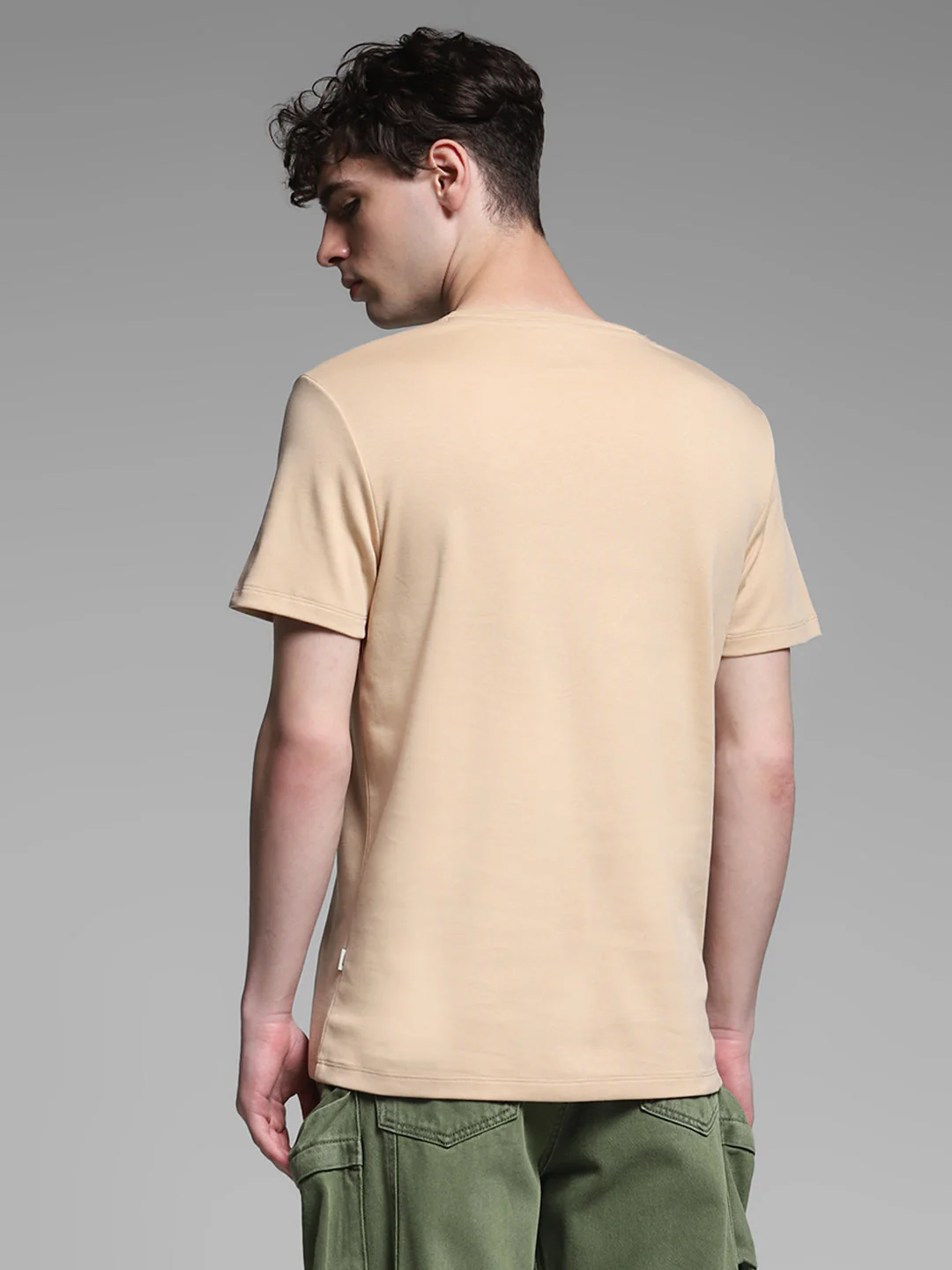 Cotton Printed Crew Neck T-shirt - Image 4