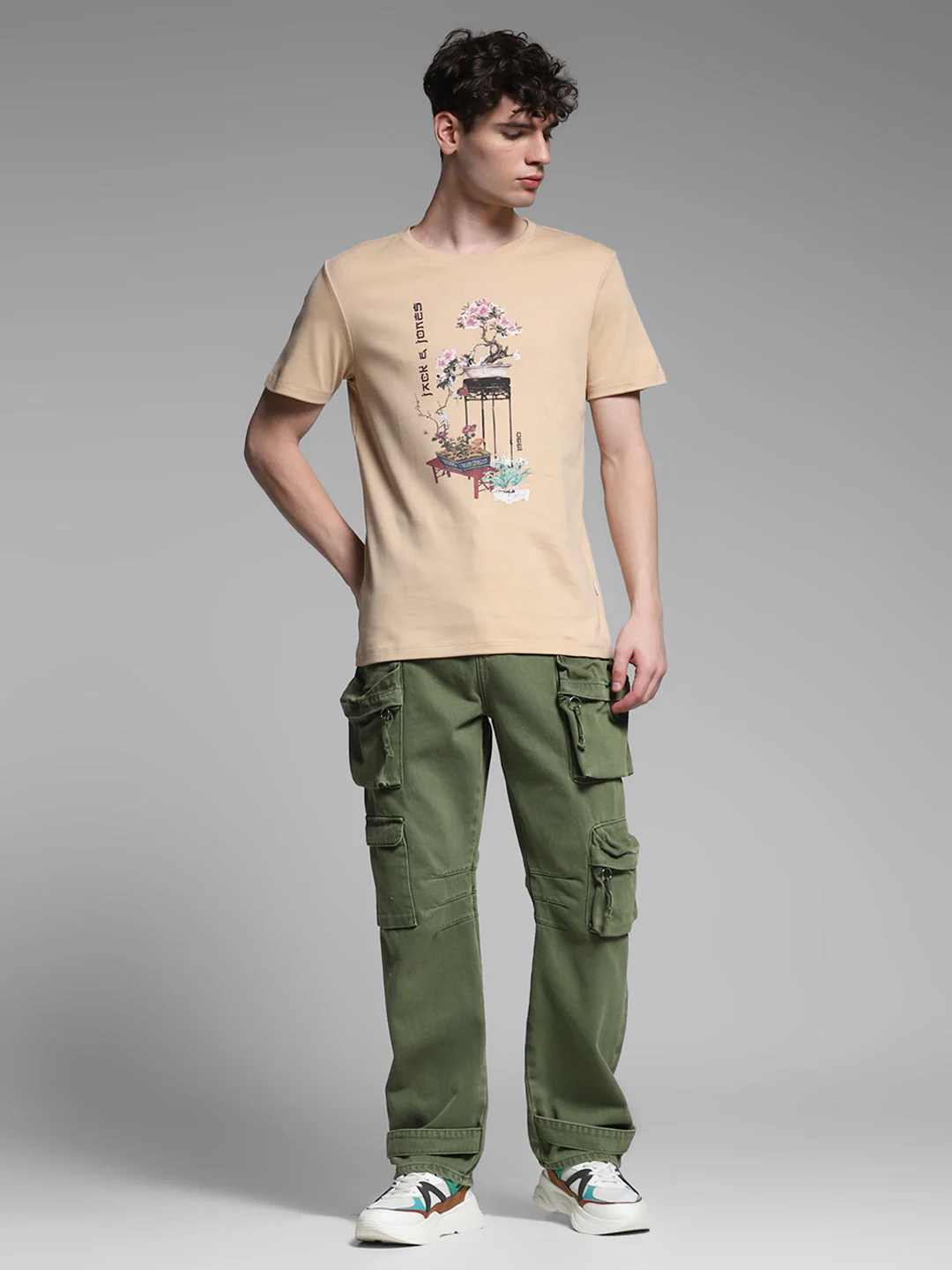Cotton Printed Crew Neck T-shirt - Image 6