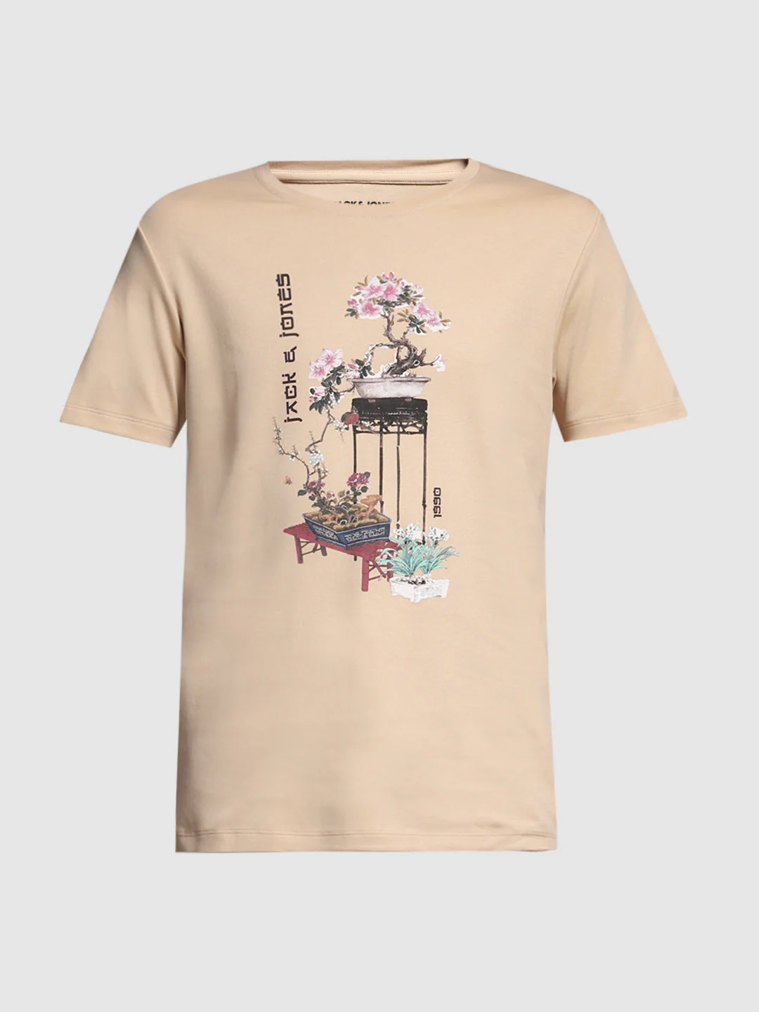 Cotton Printed Crew Neck T-shirt - Image 7