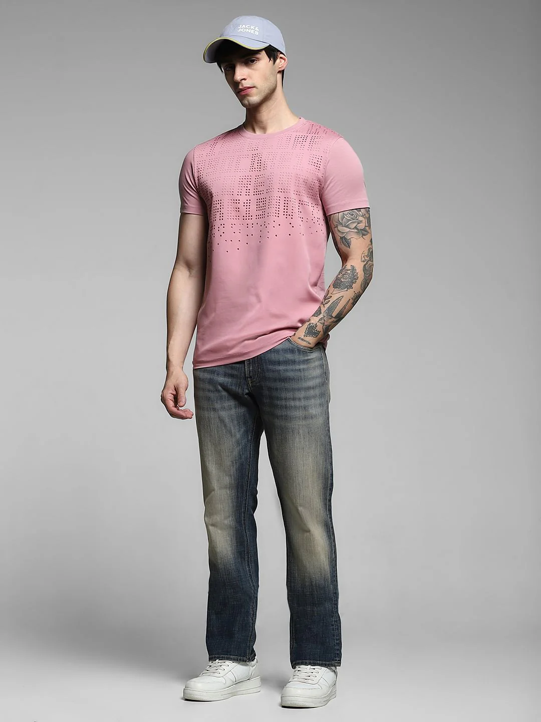 Lilac Crew Neck T-shirt - Image 6