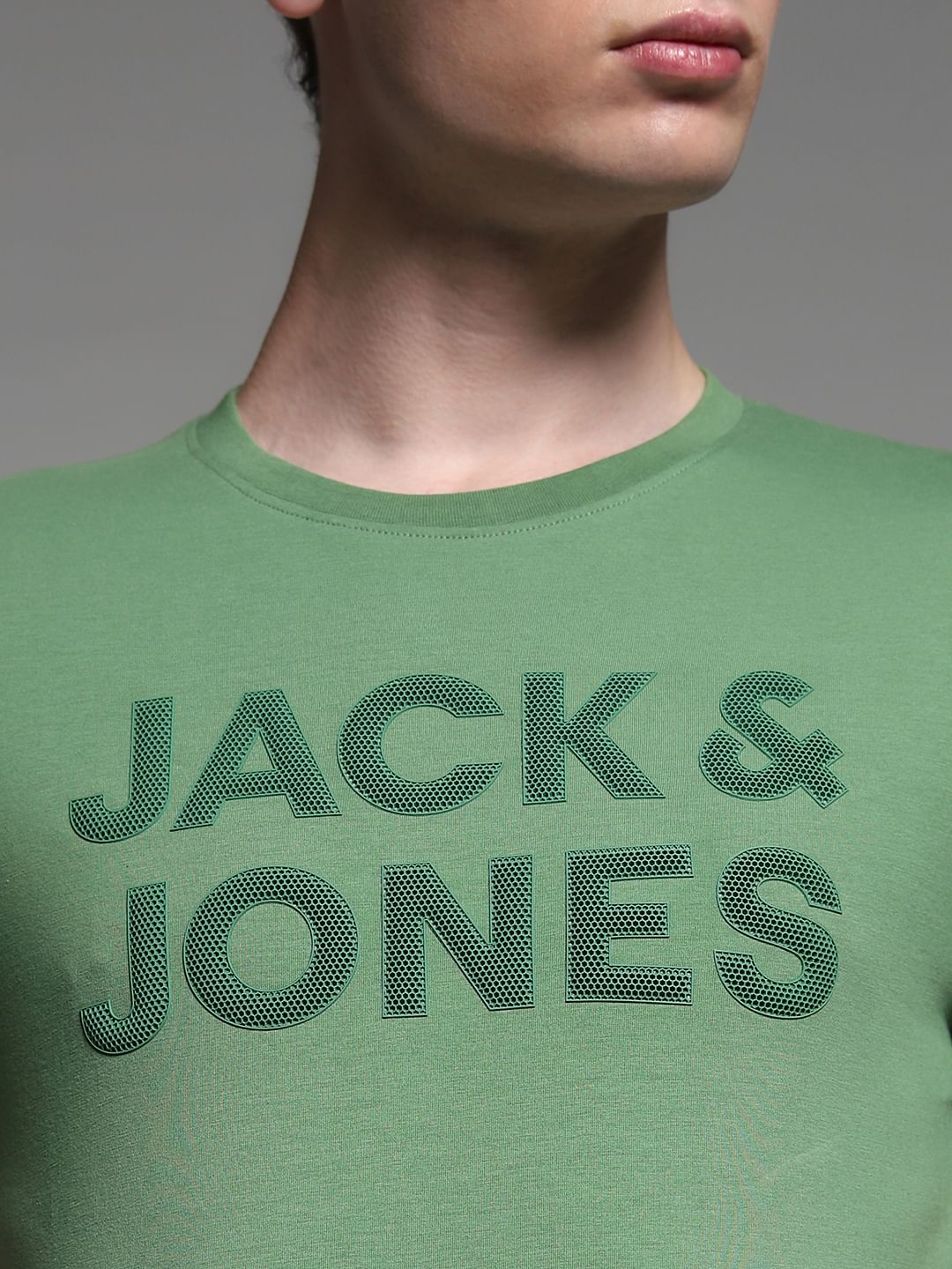 Green Logo Print T-shirt - Image 5
