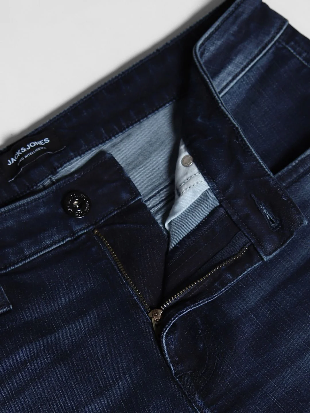 Dark Blue Low Rise Glenn Slim Fit Jeans - Image 5
