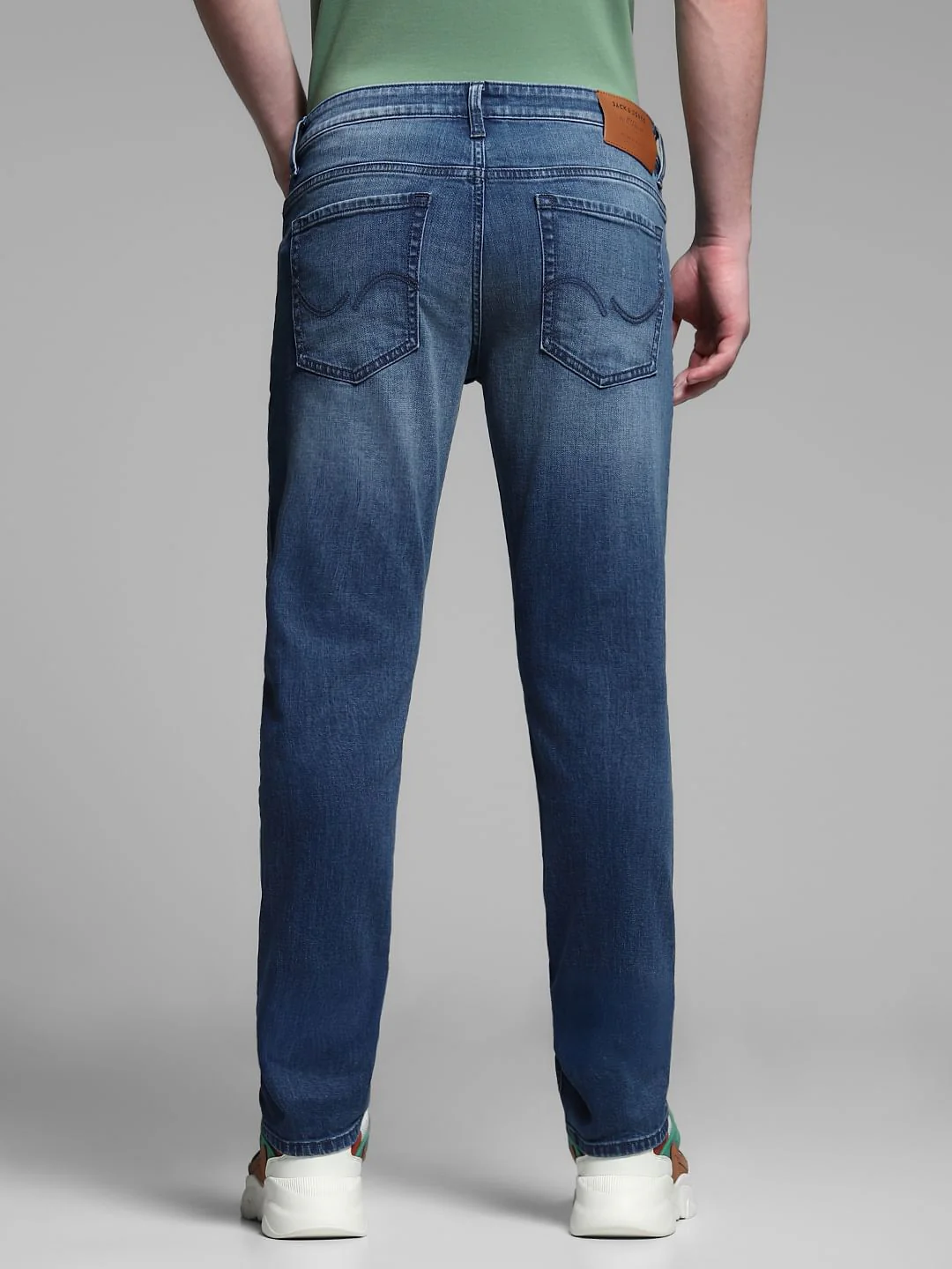 Blue Low Rise Glenn Slim Fit Jeans - Image 3