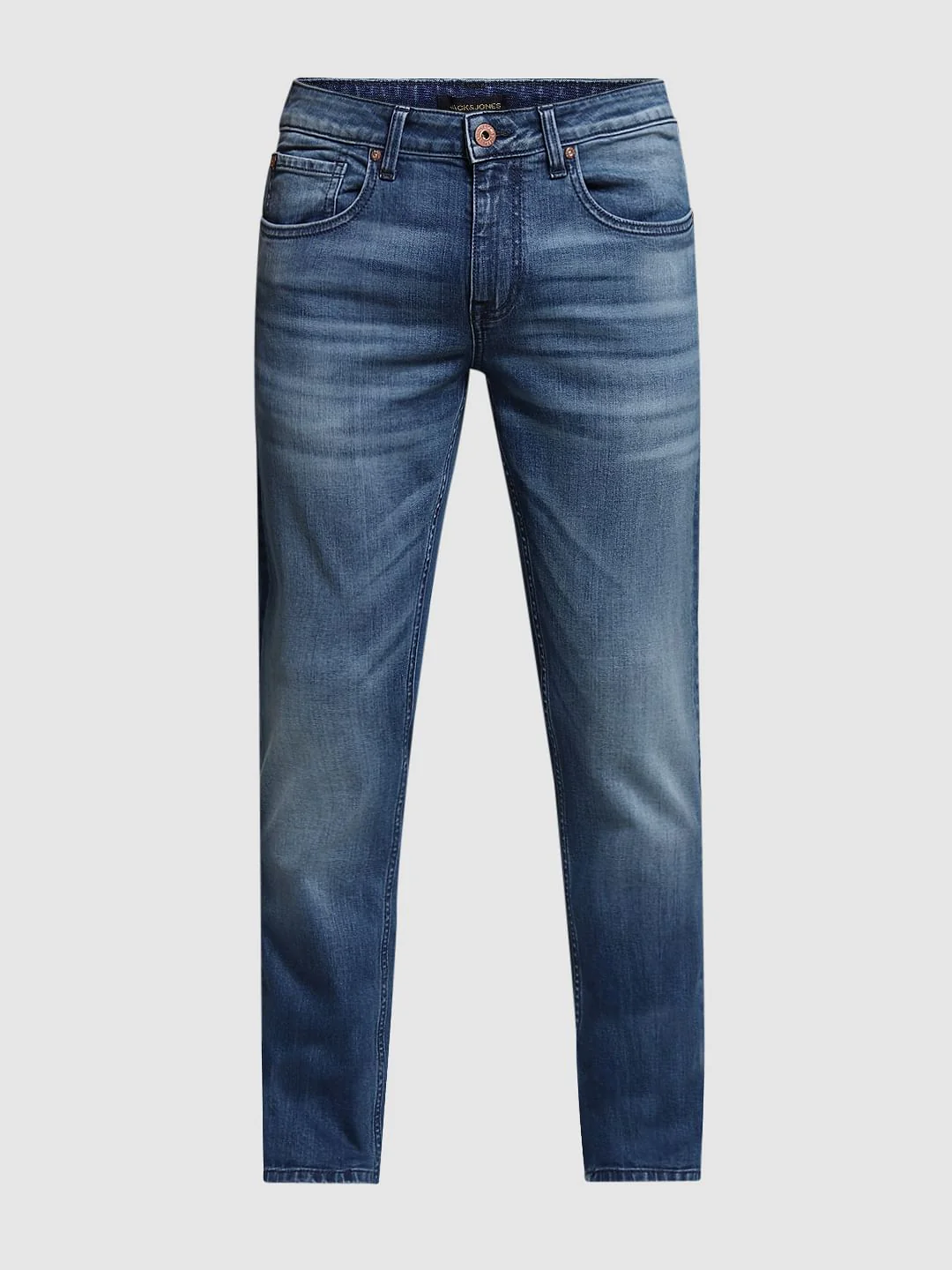Blue Low Rise Glenn Slim Fit Jeans - Image 7