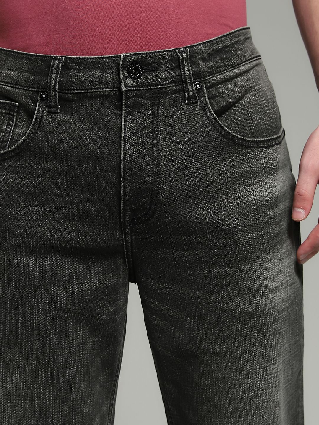 Green High Rise Cliff Bootcut Jeans - Image 4