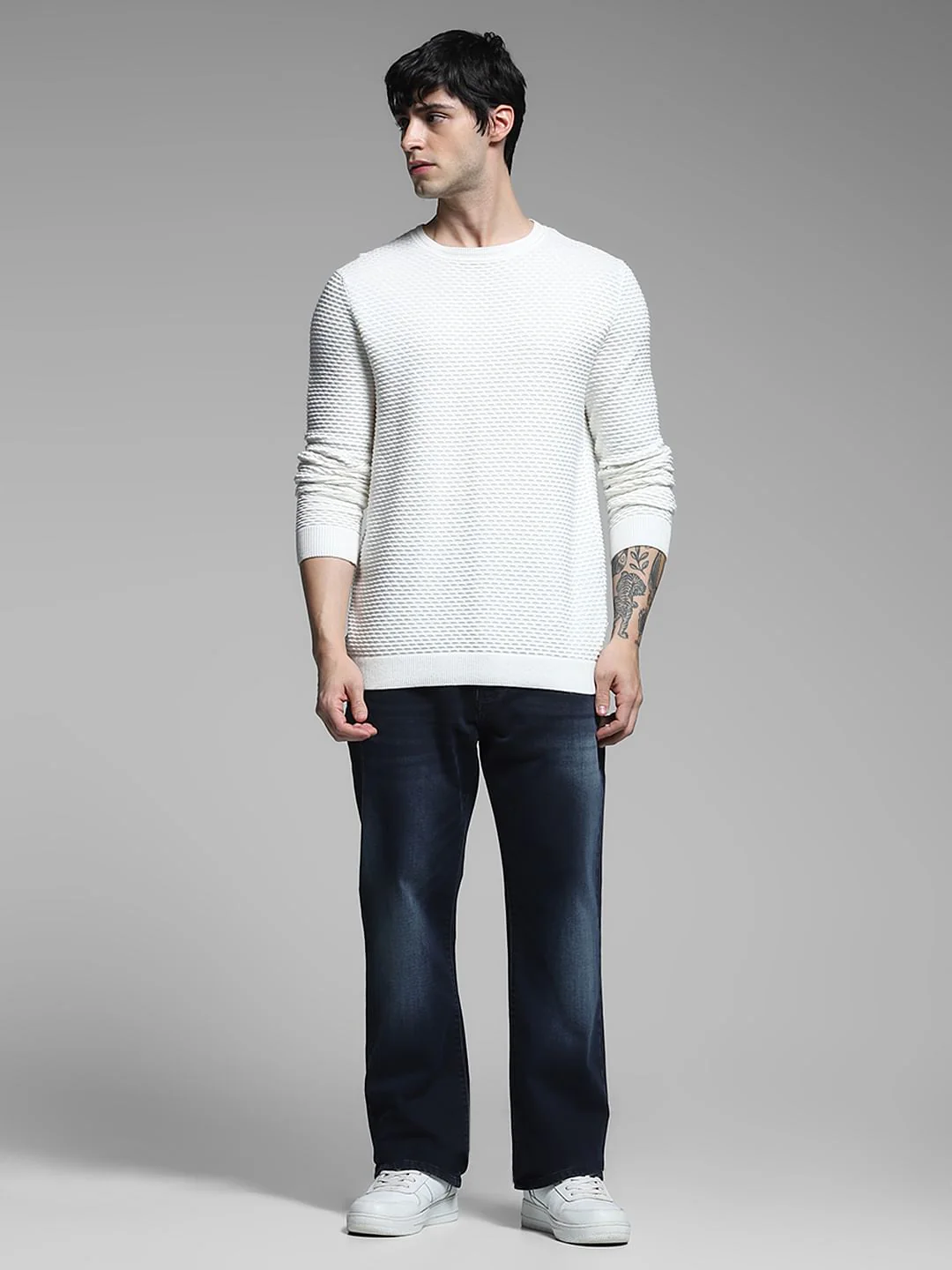 Blue High Rise Cliff Bootcut Jeans - Image 6