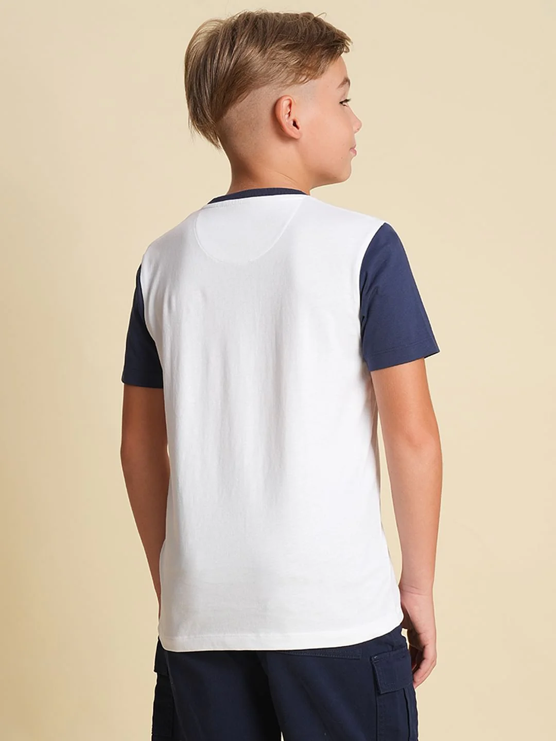 Boys White Ninja Turtles Print T-shirt - Image 4