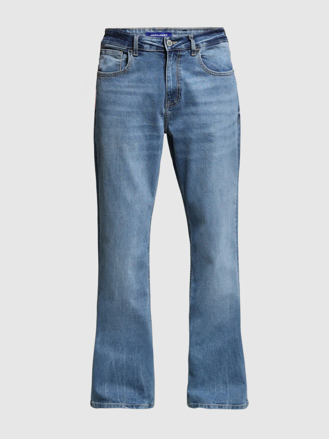 Light Blue High Rise Cliff Bootcut Jeans - Image 7