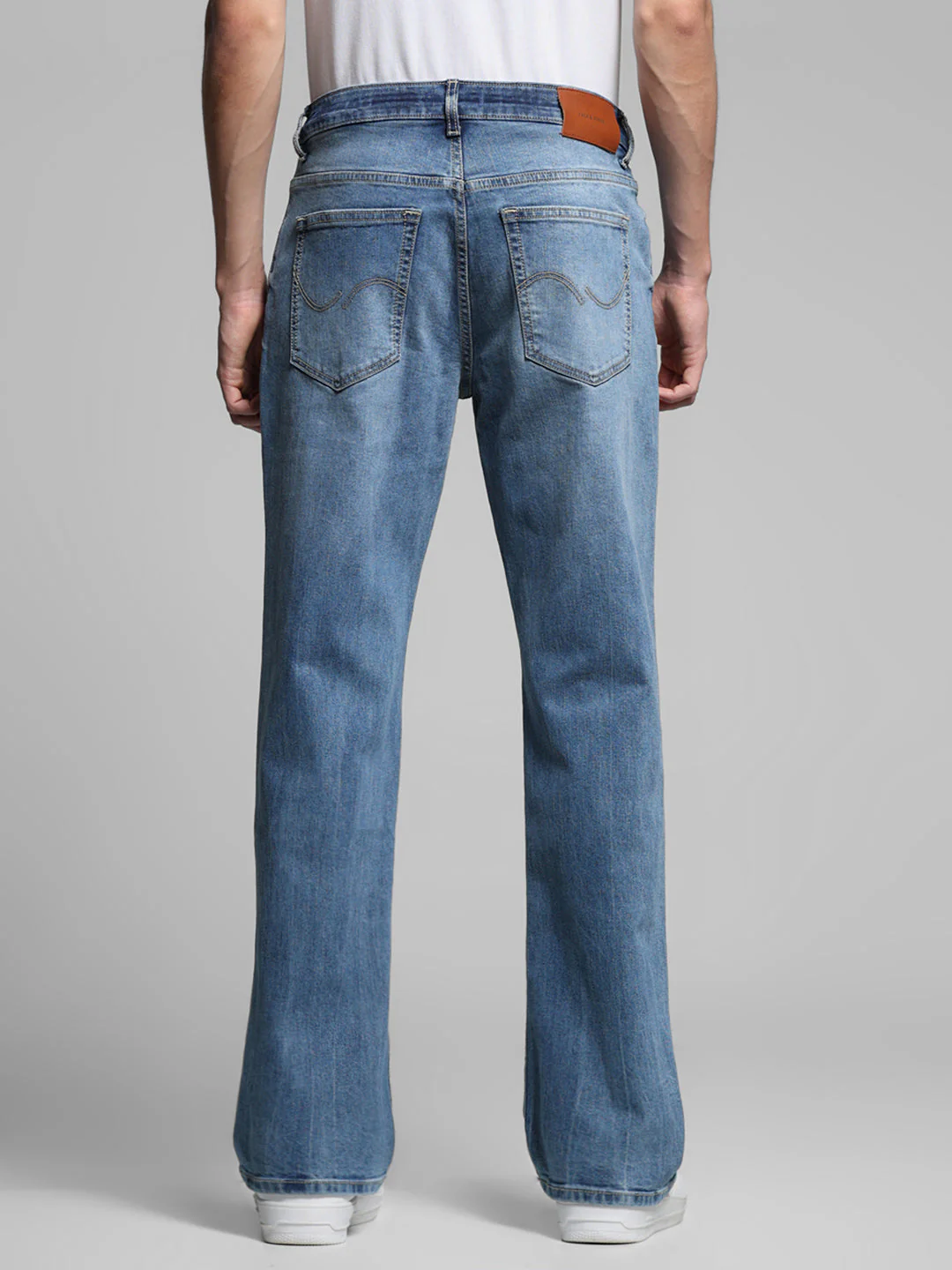 Light Blue High Rise Cliff Bootcut Jeans - Image 9