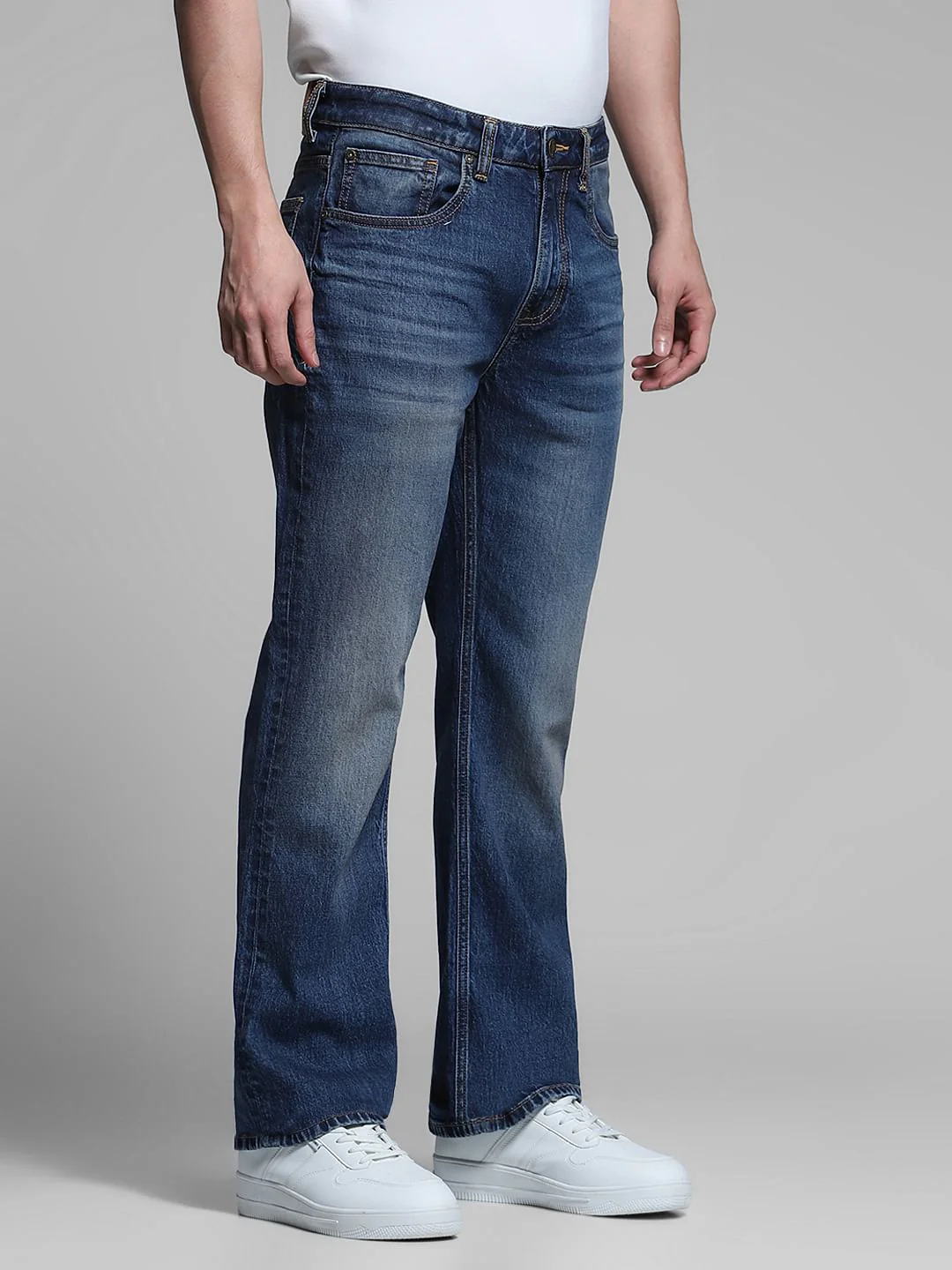 Blue High Rise Cliff Bootcut Jeans - Image 2