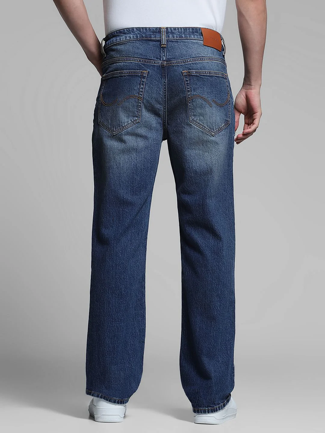 Blue High Rise Cliff Bootcut Jeans - Image 3