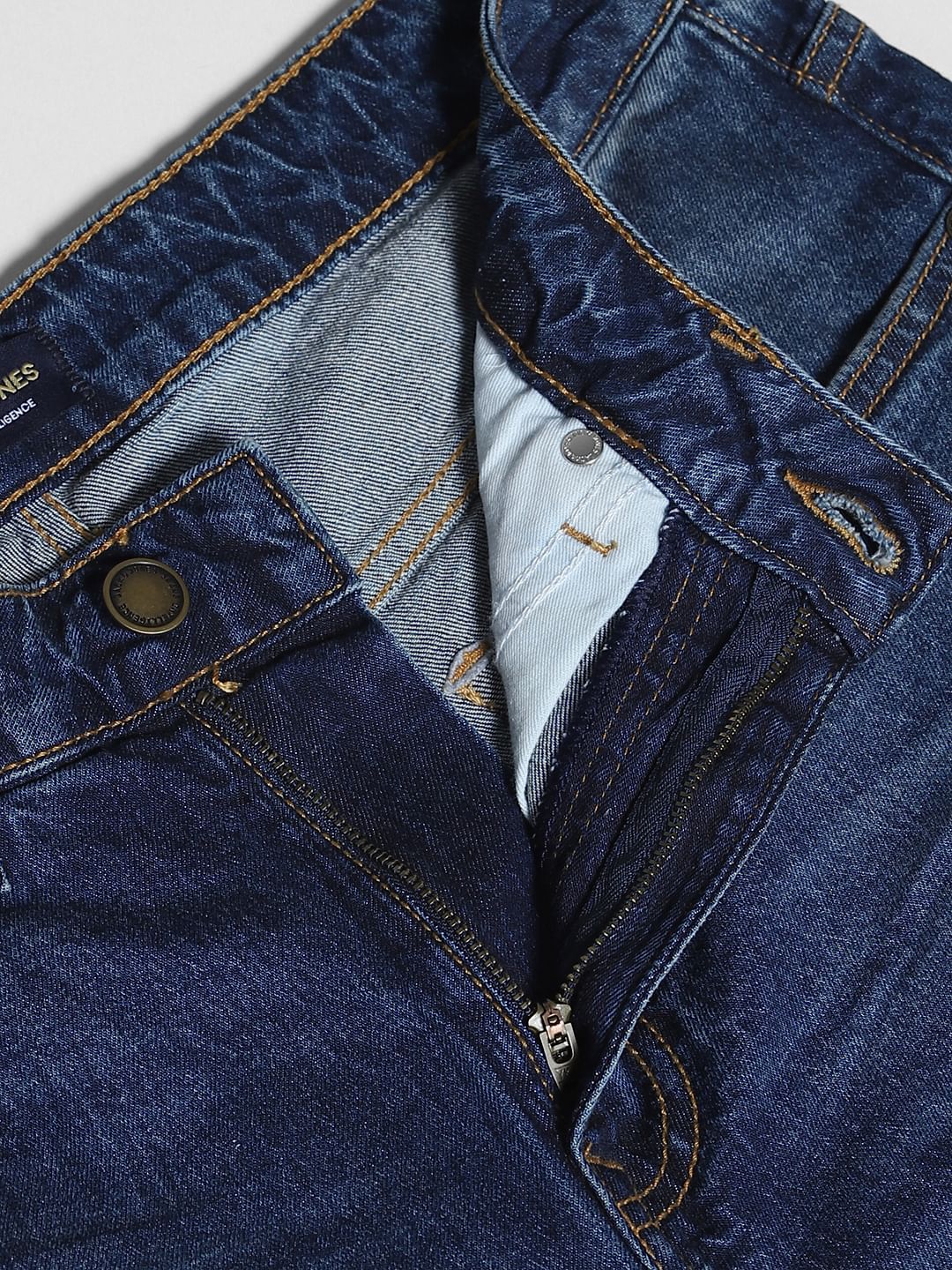 Blue High Rise Cliff Bootcut Jeans - Image 5
