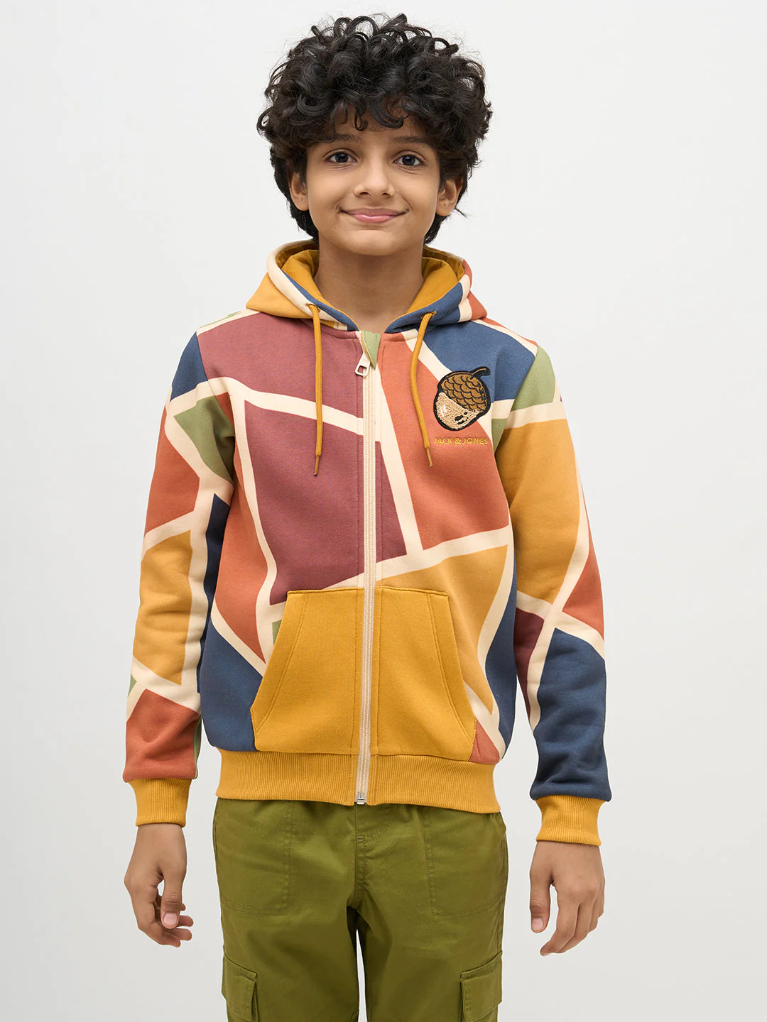 Boys Colourblocked Printed Sweatshirt - Image 8