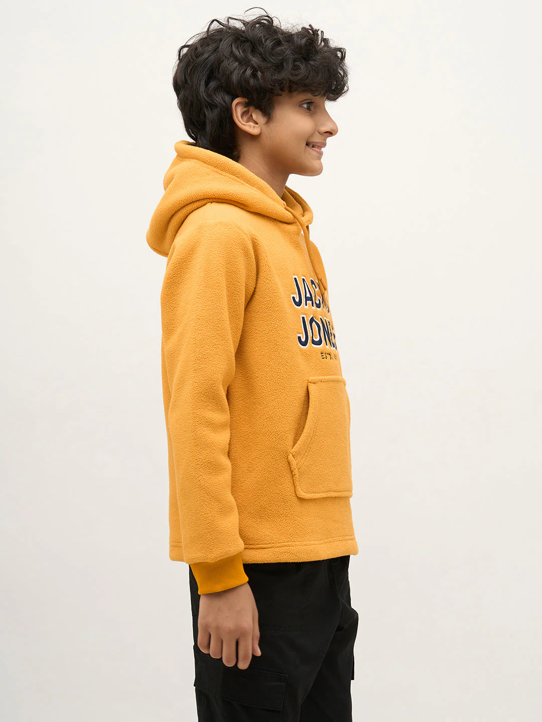 Boys Logo Print Hooded Sweatshirt - Image 3