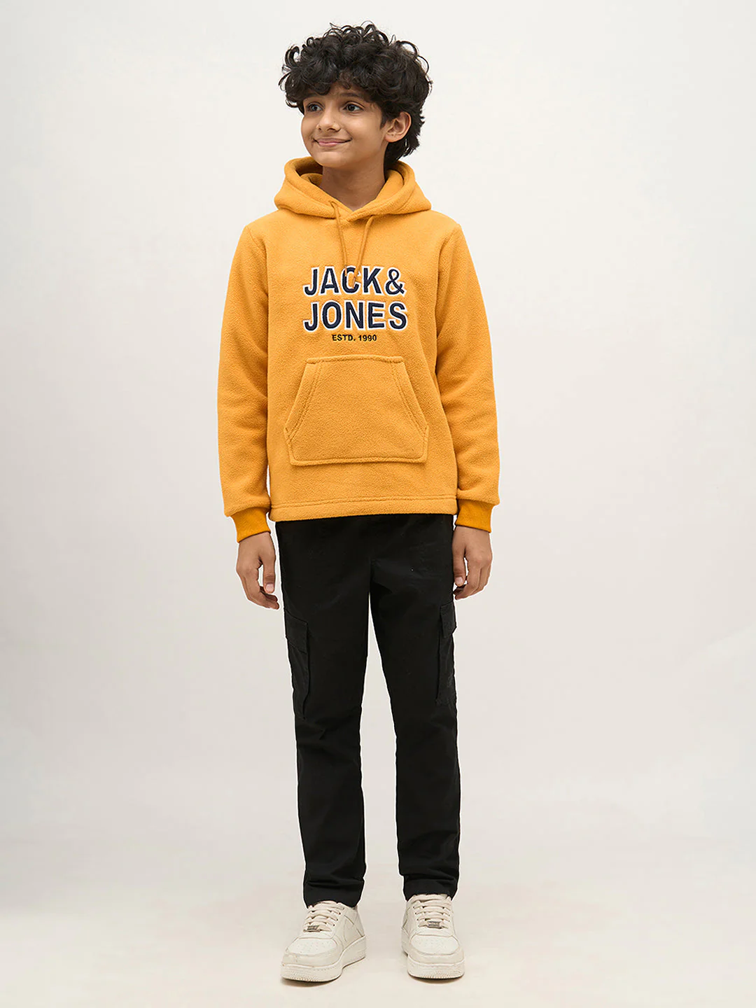 Boys Logo Print Hooded Sweatshirt - Image 5