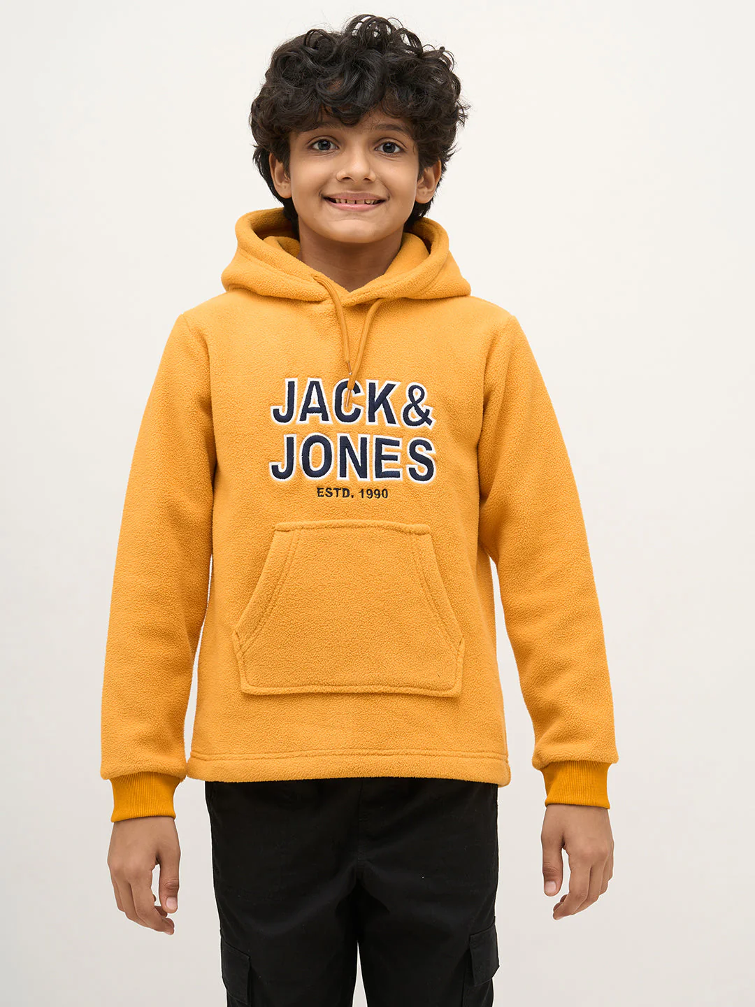 Boys Logo Print Hooded Sweatshirt - Image 8