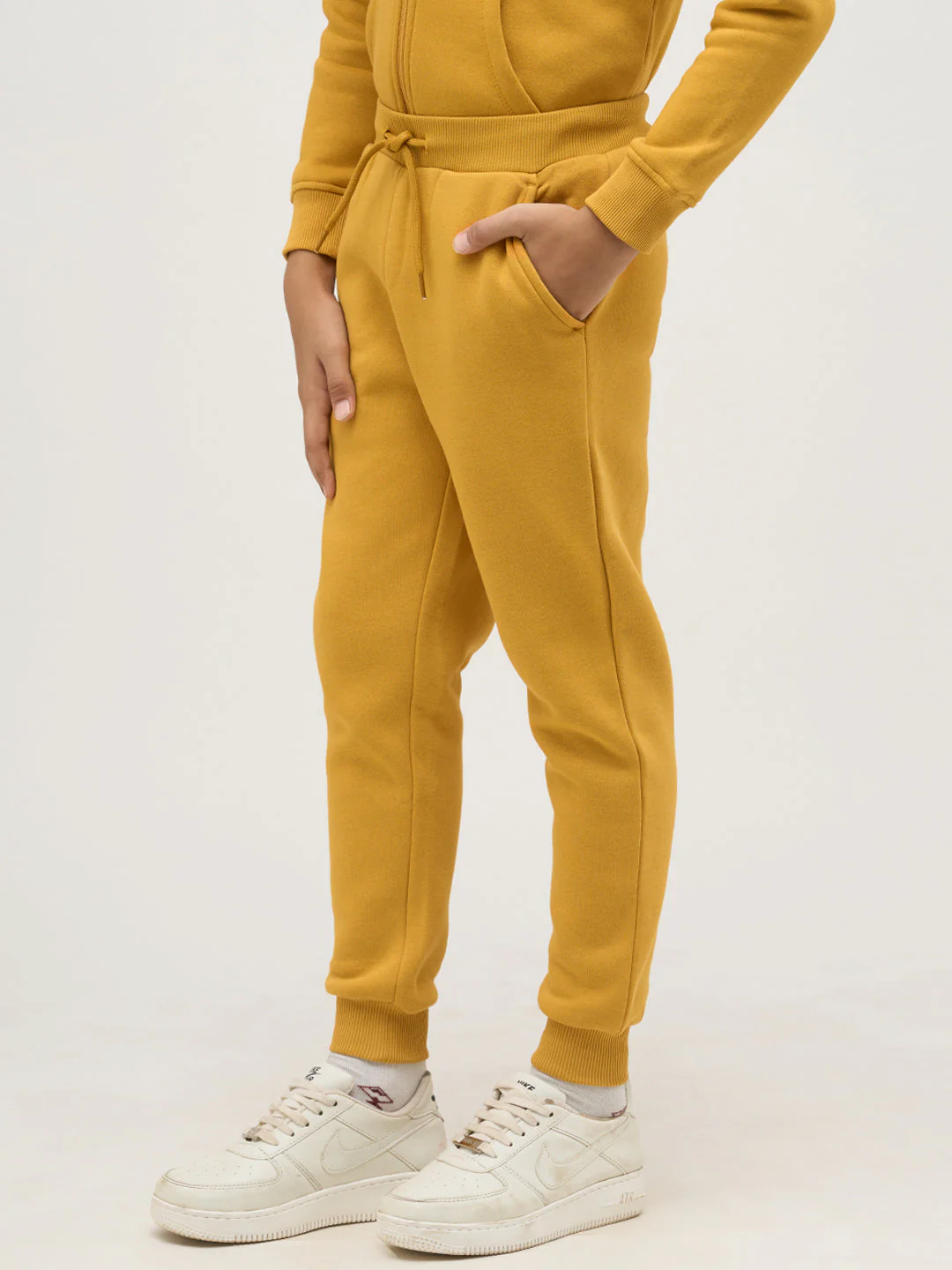 Boys Logo Text Sweatpants - Yellow - Image 3