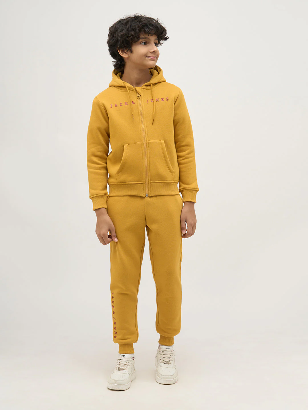 Boys Logo Text Sweatpants - Yellow - Image 5