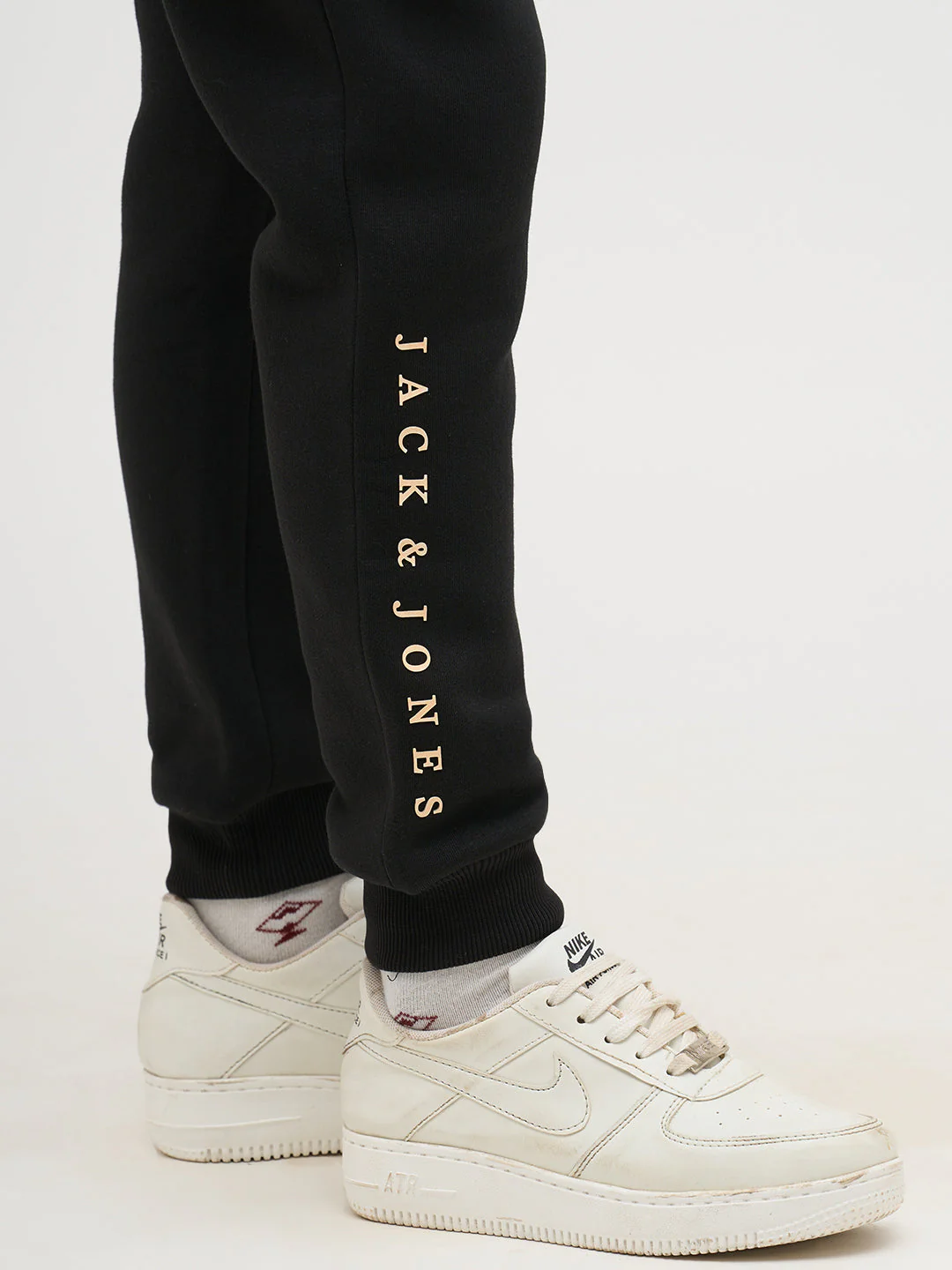 Boys Logo Text Sweatpants - Black - Image 6