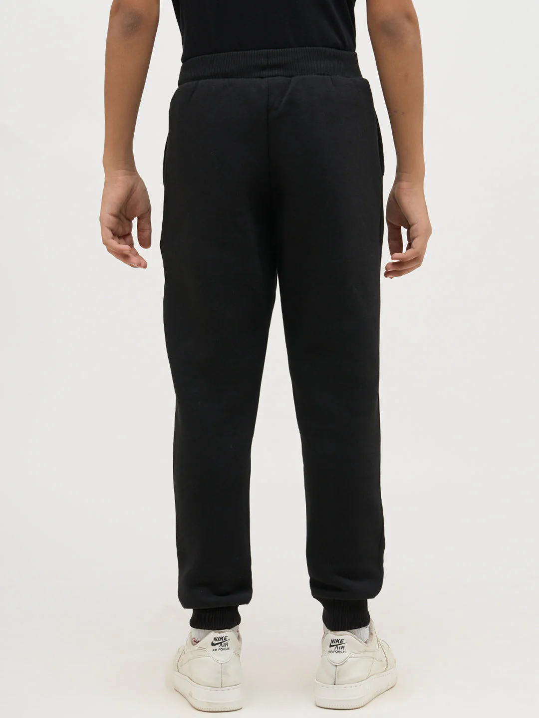 Boys Logo Text Sweatpants - Black - Image 9