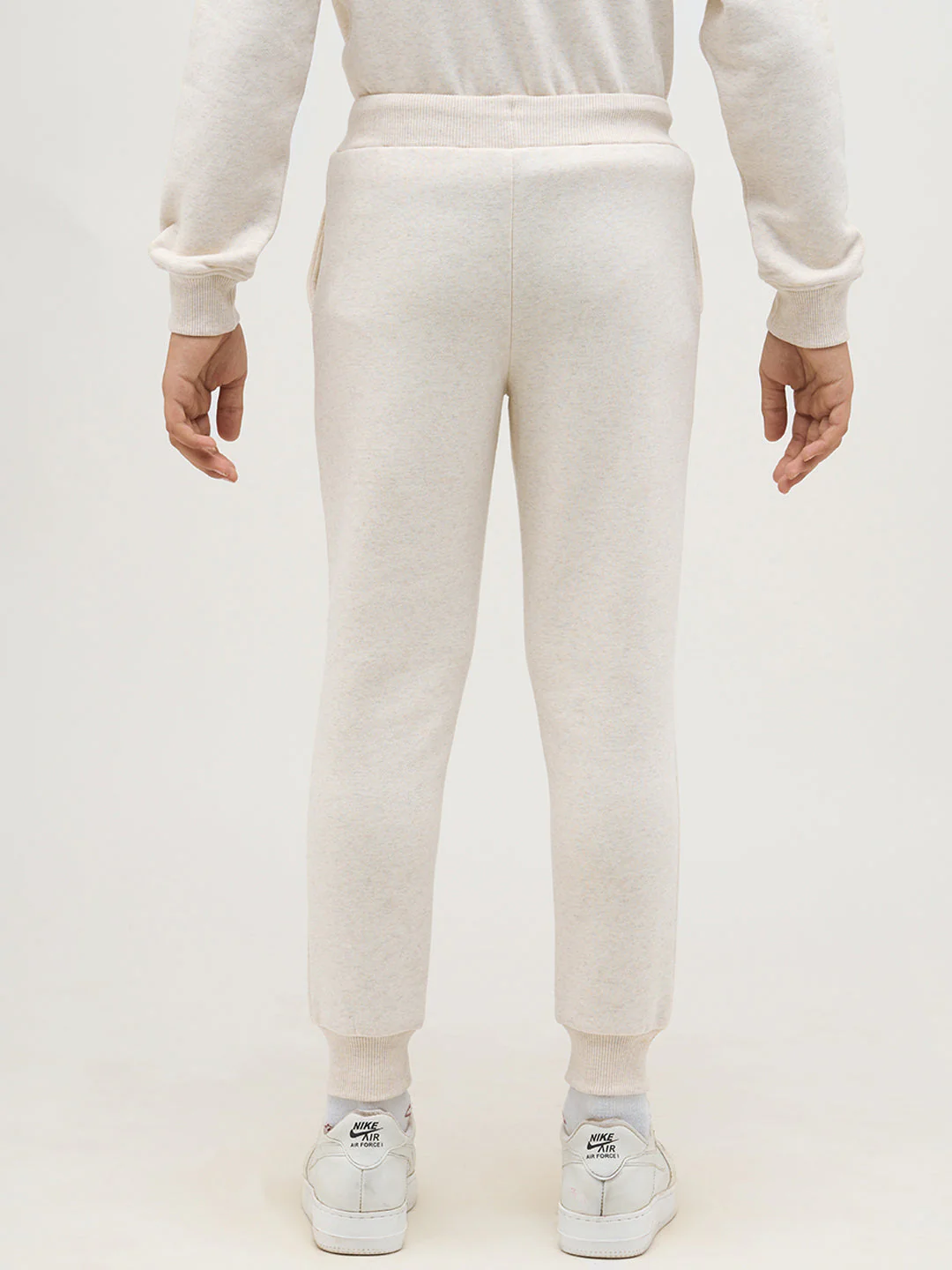 Boys Logo Text Sweatpants - White - Image 9