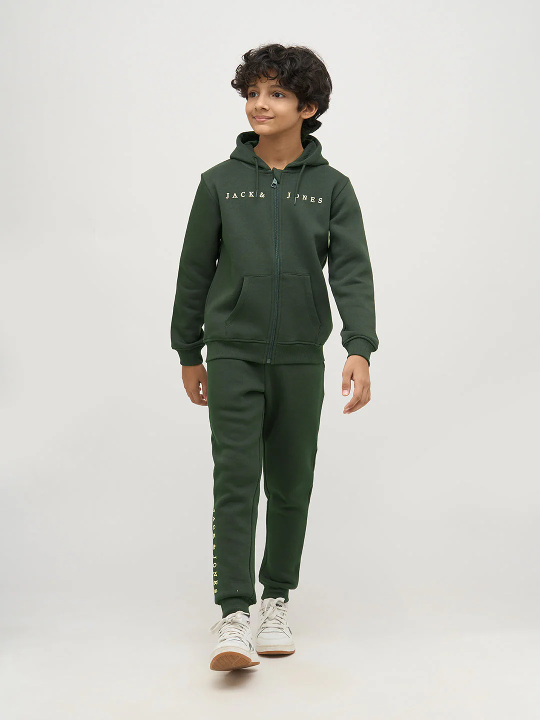 Boys Logo Text Sweatpants - Green - Image 5