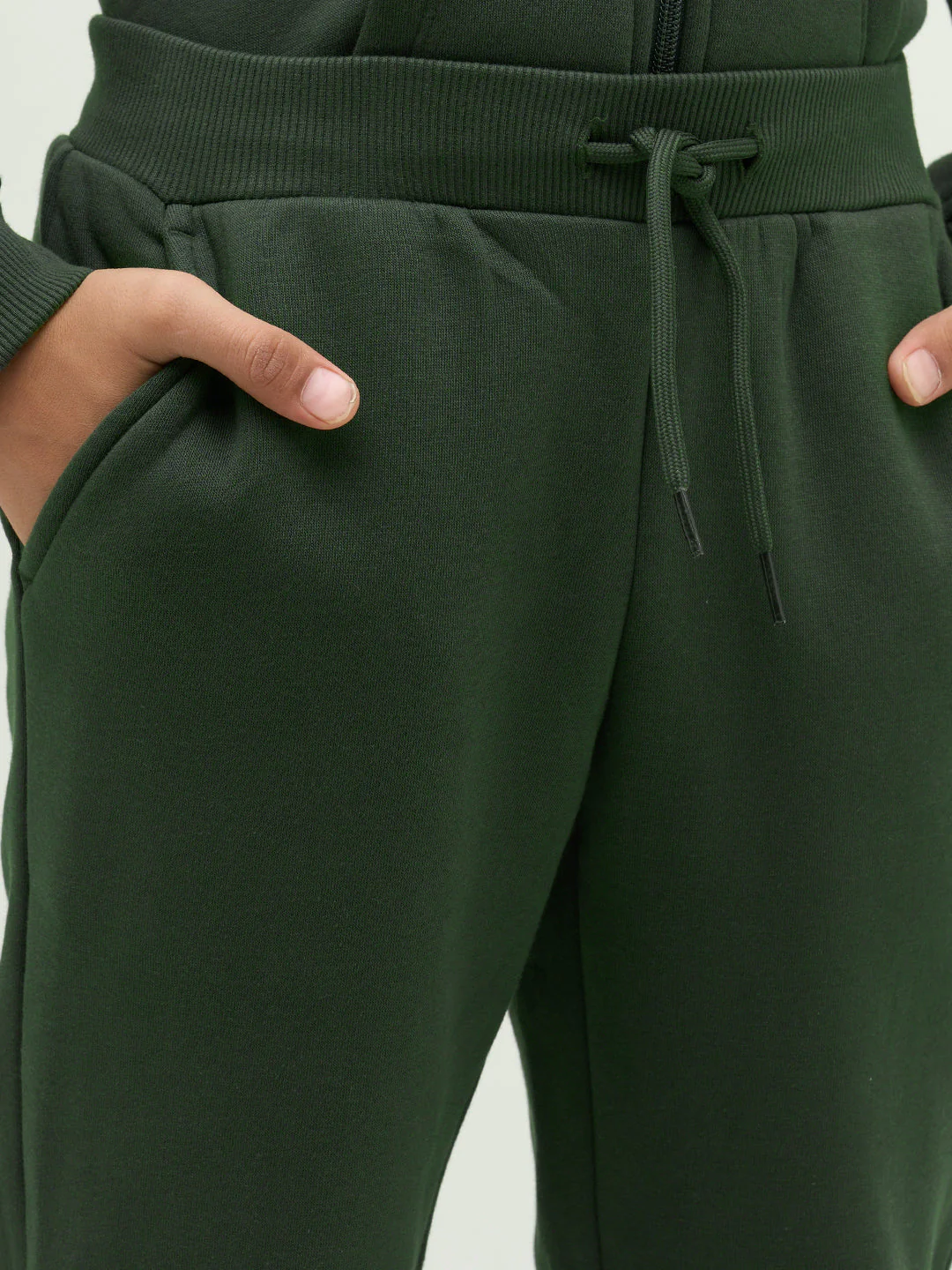 Boys Logo Text Sweatpants - Green - Image 6