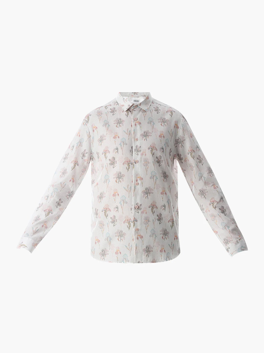 Slim Fit Printed Full Sleeves Shirt - Black - Image 7