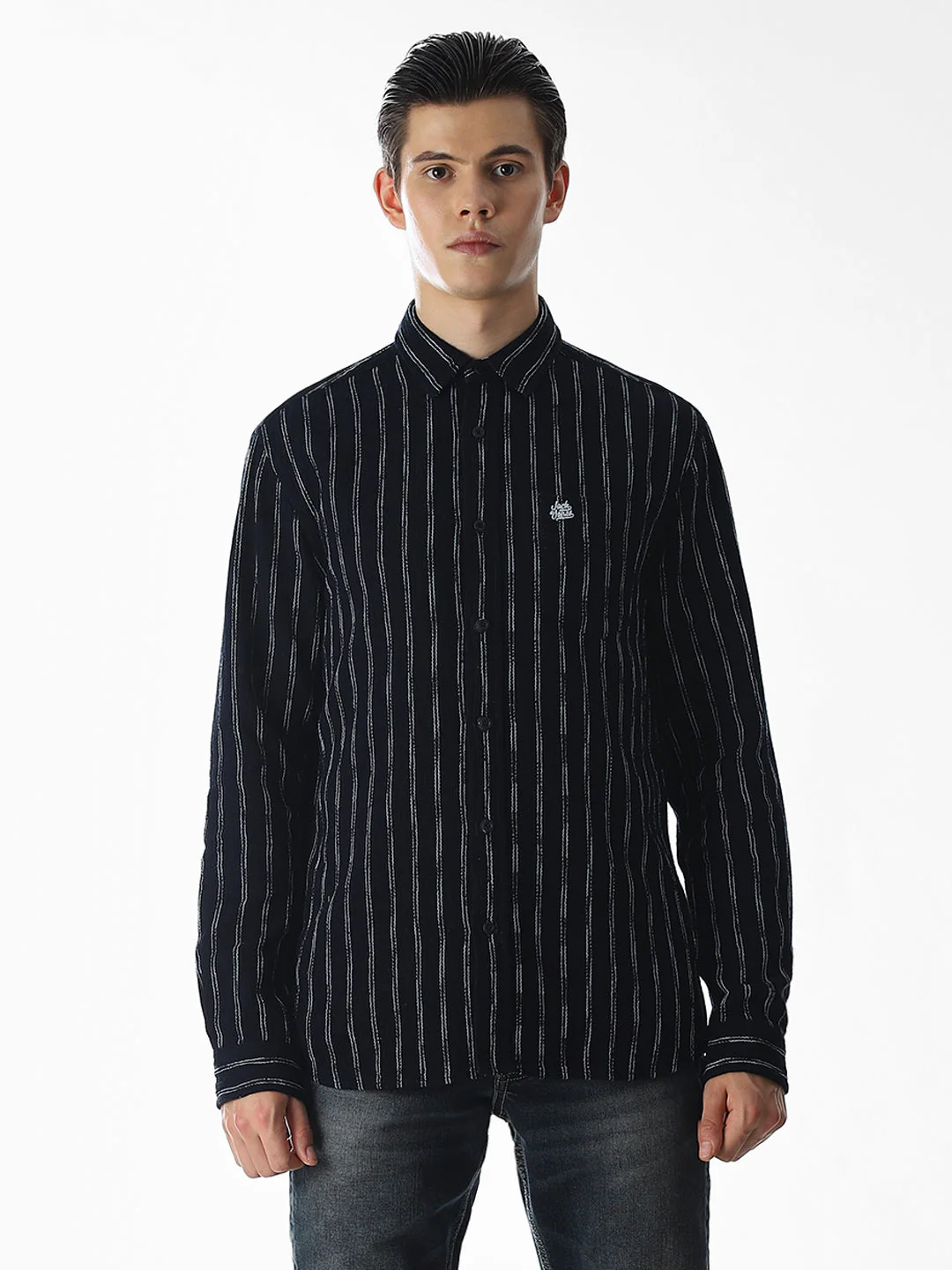 Striped Regular Fit Shirt - Image 8