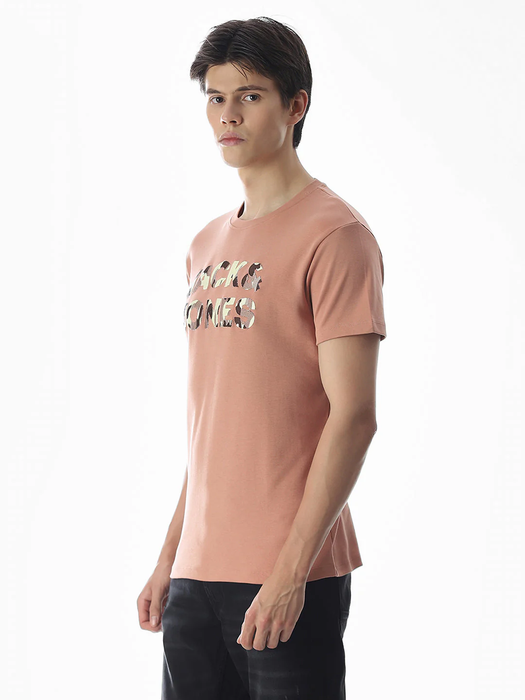 Slim Fit Logo Print T-shirt - Image 3