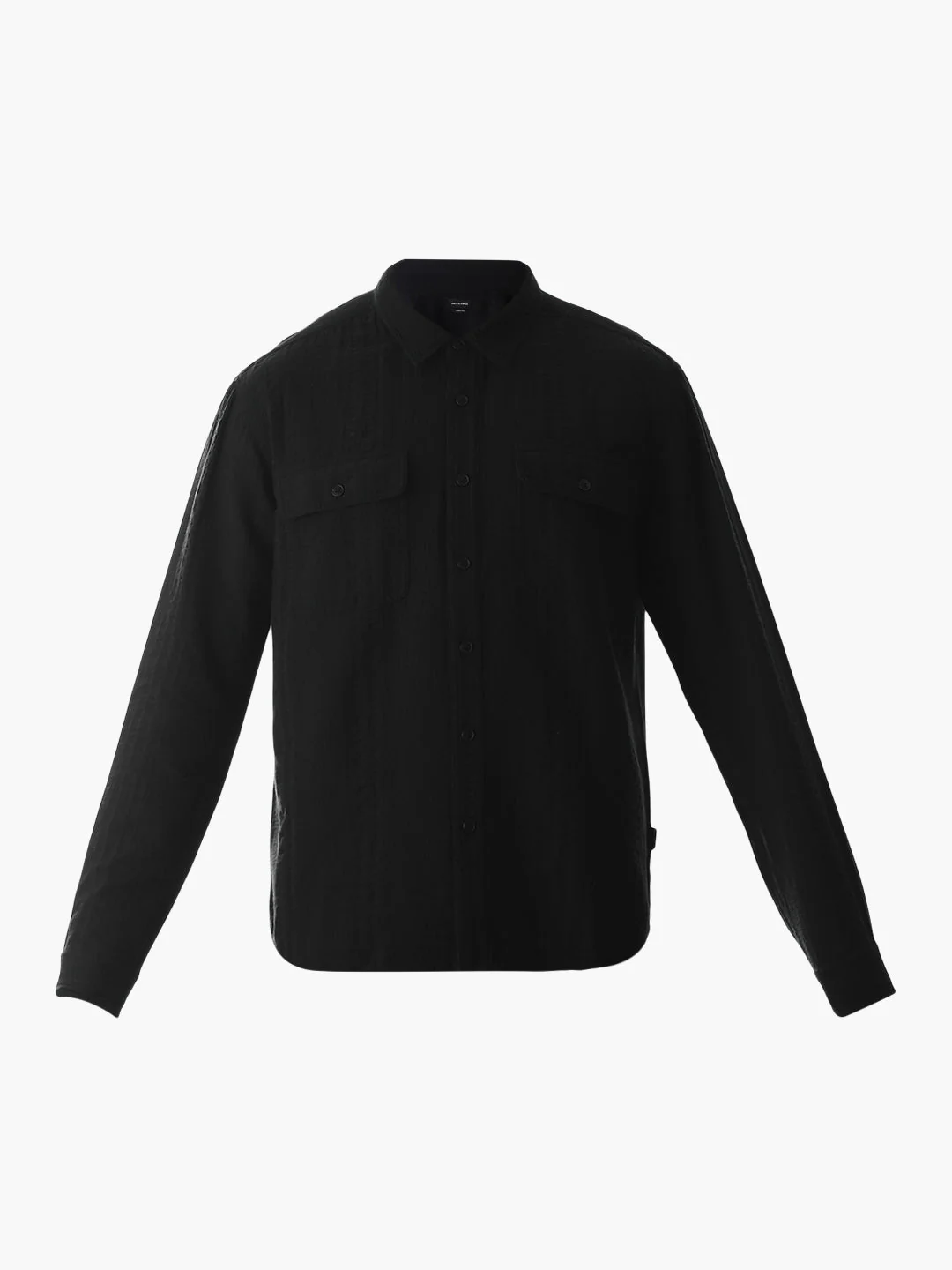 Oversized Black Full Sleeves Shirt - Image 7