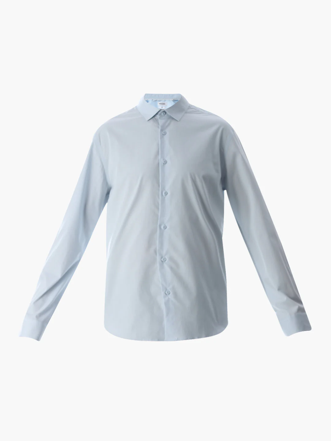 Stretch Slim Fit Full Sleeves Shirt - Light Blue - Image 7
