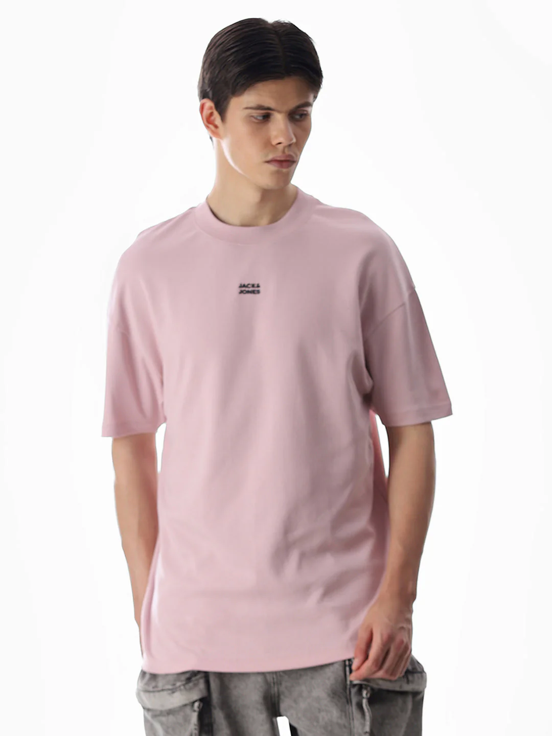 Oversized Logo Print T-shirt - Purple - Image 2