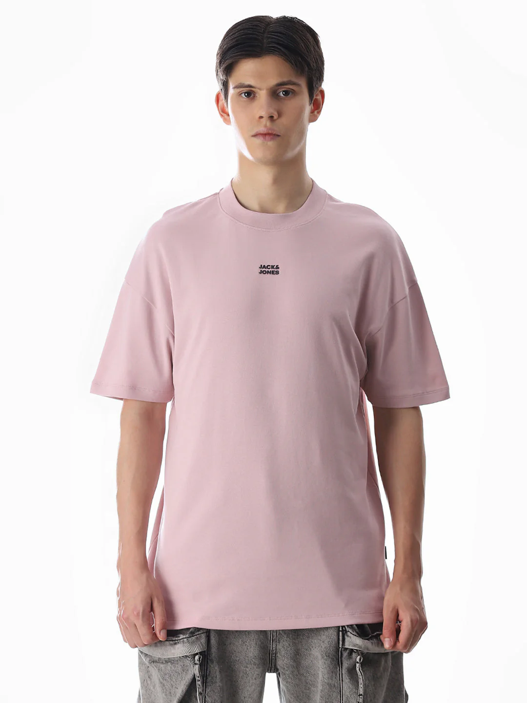 Oversized Logo Print T-shirt - Purple - Image 8