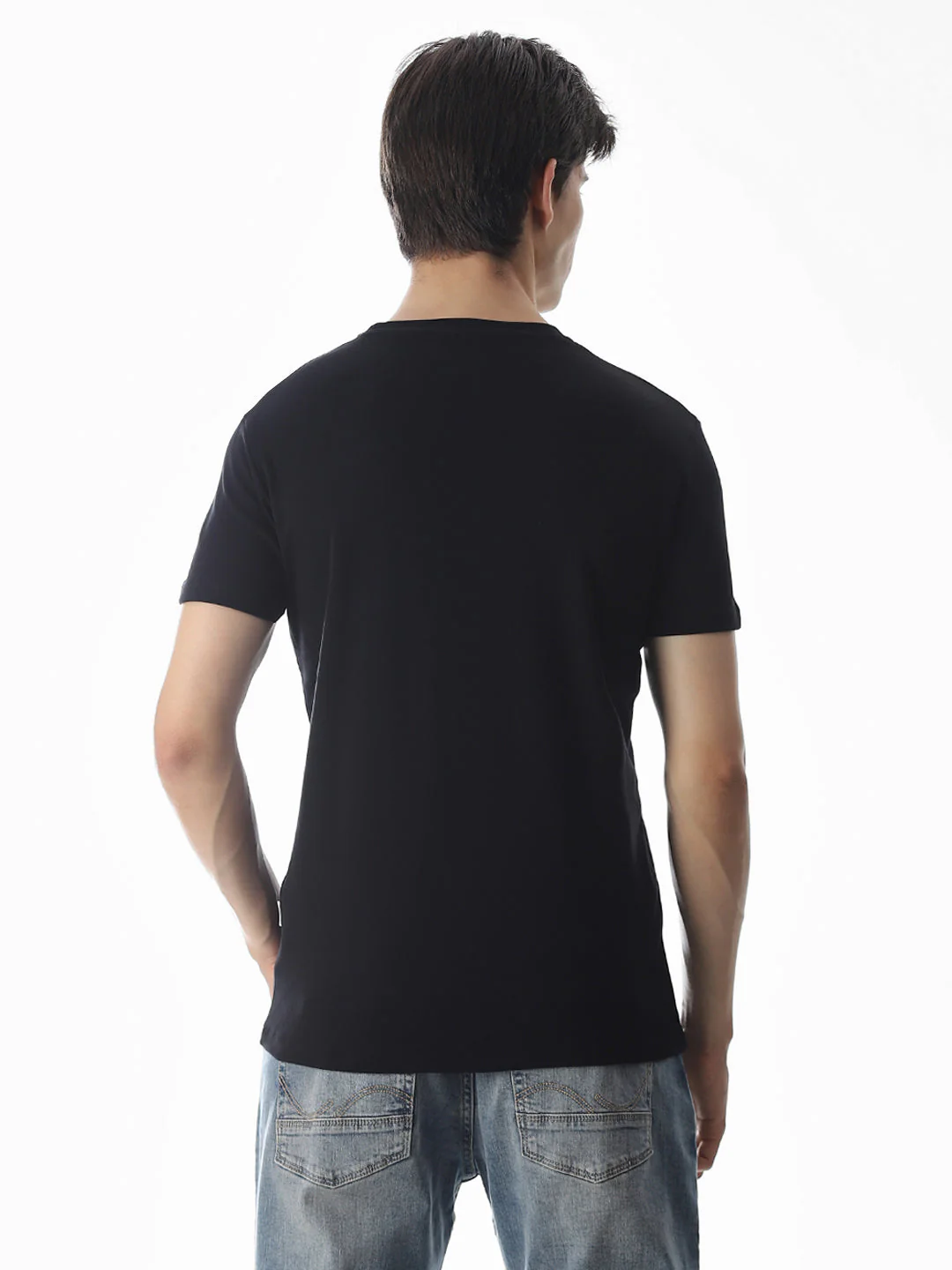 Cut & Sew Slim Fit T-shirt - Image 4