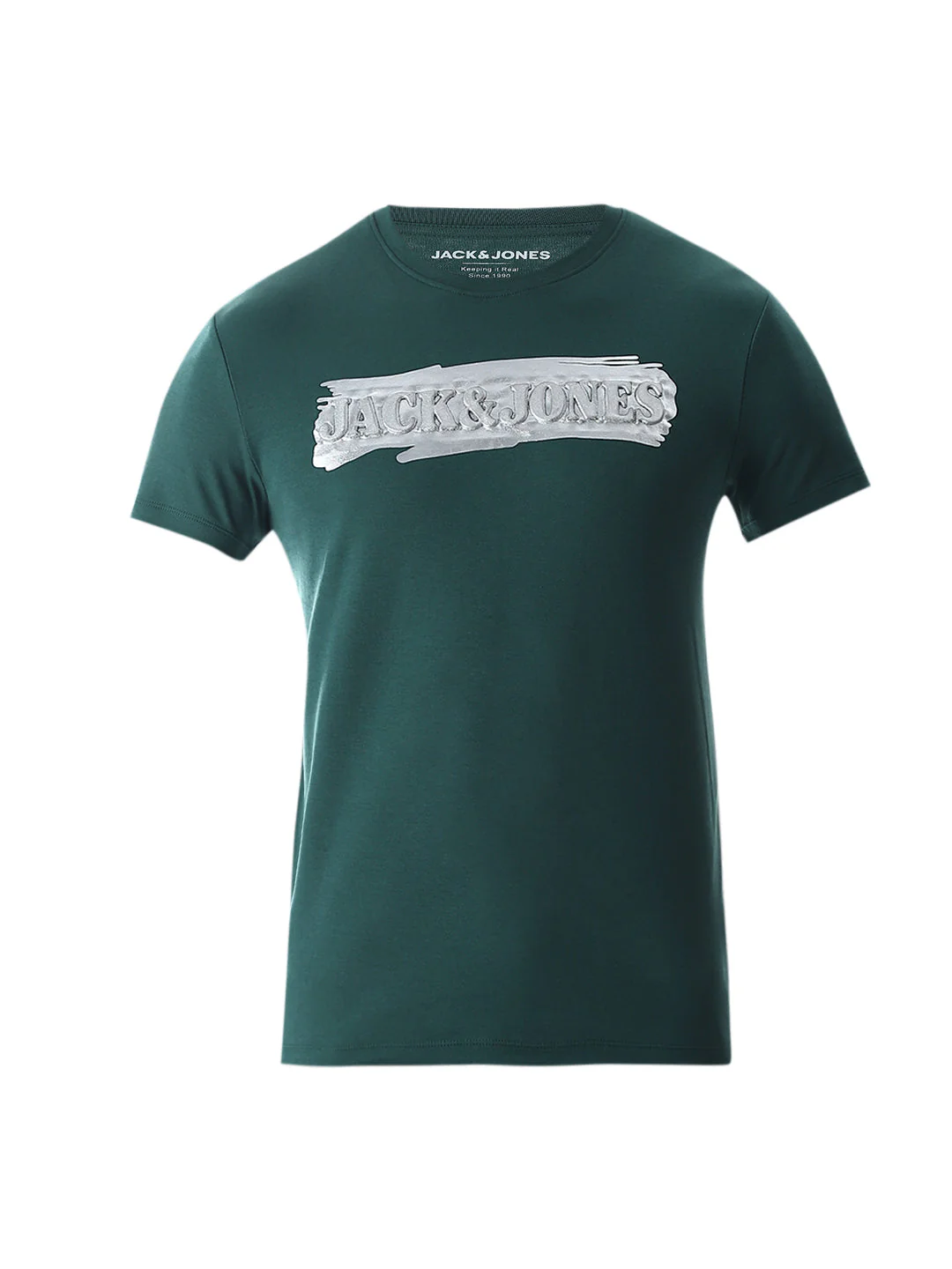 Green Printed Cotton T-shirt - Image 7