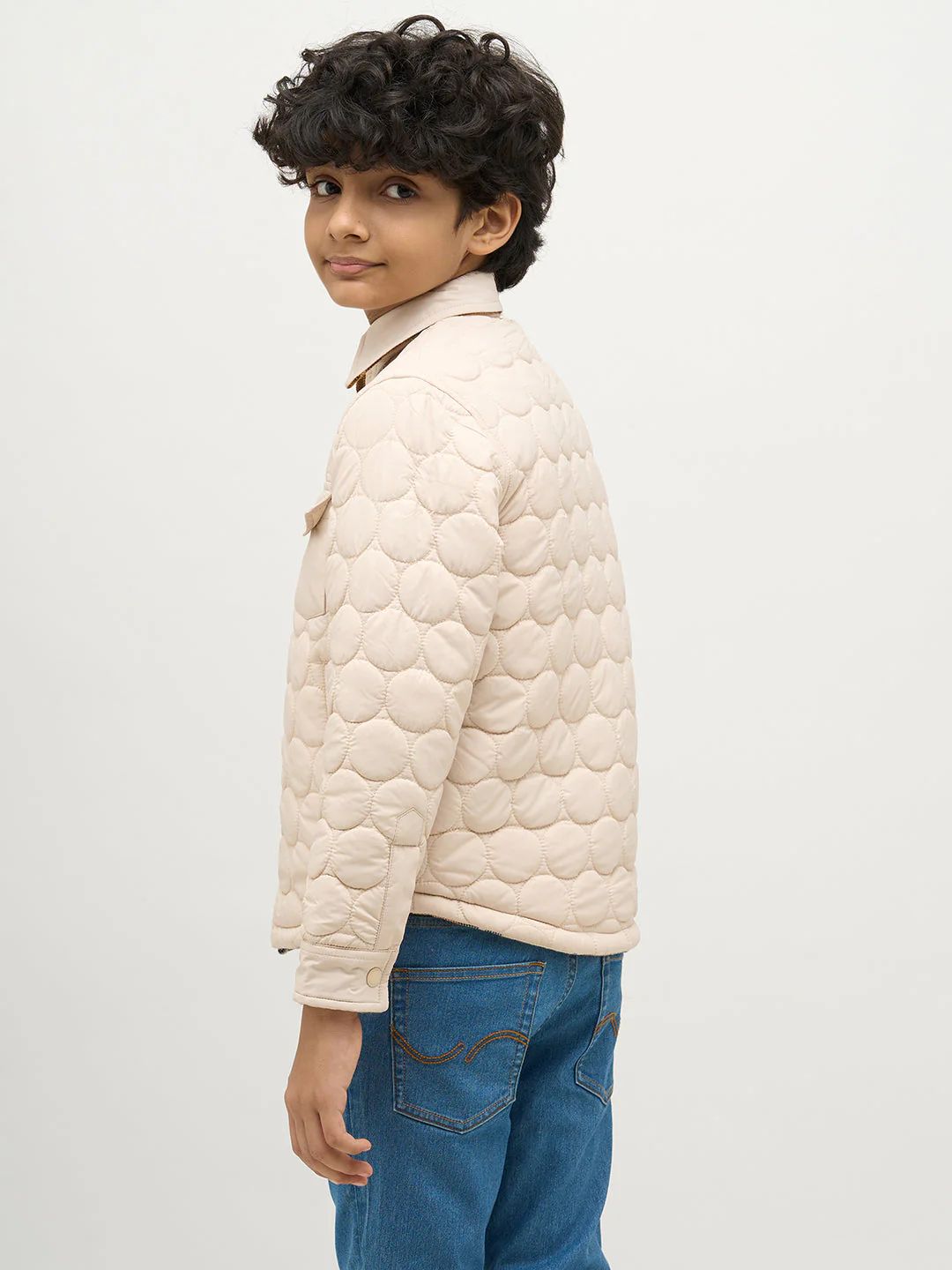 Boys Reversible Buttoned Jacket - Image 4
