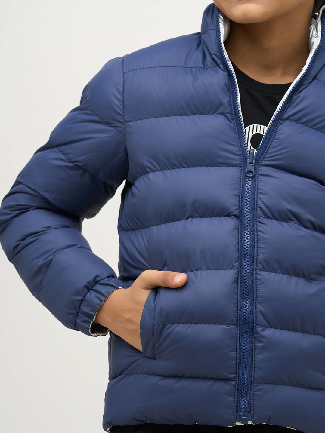 Boys Reversible Puffer Jacket - Image 10